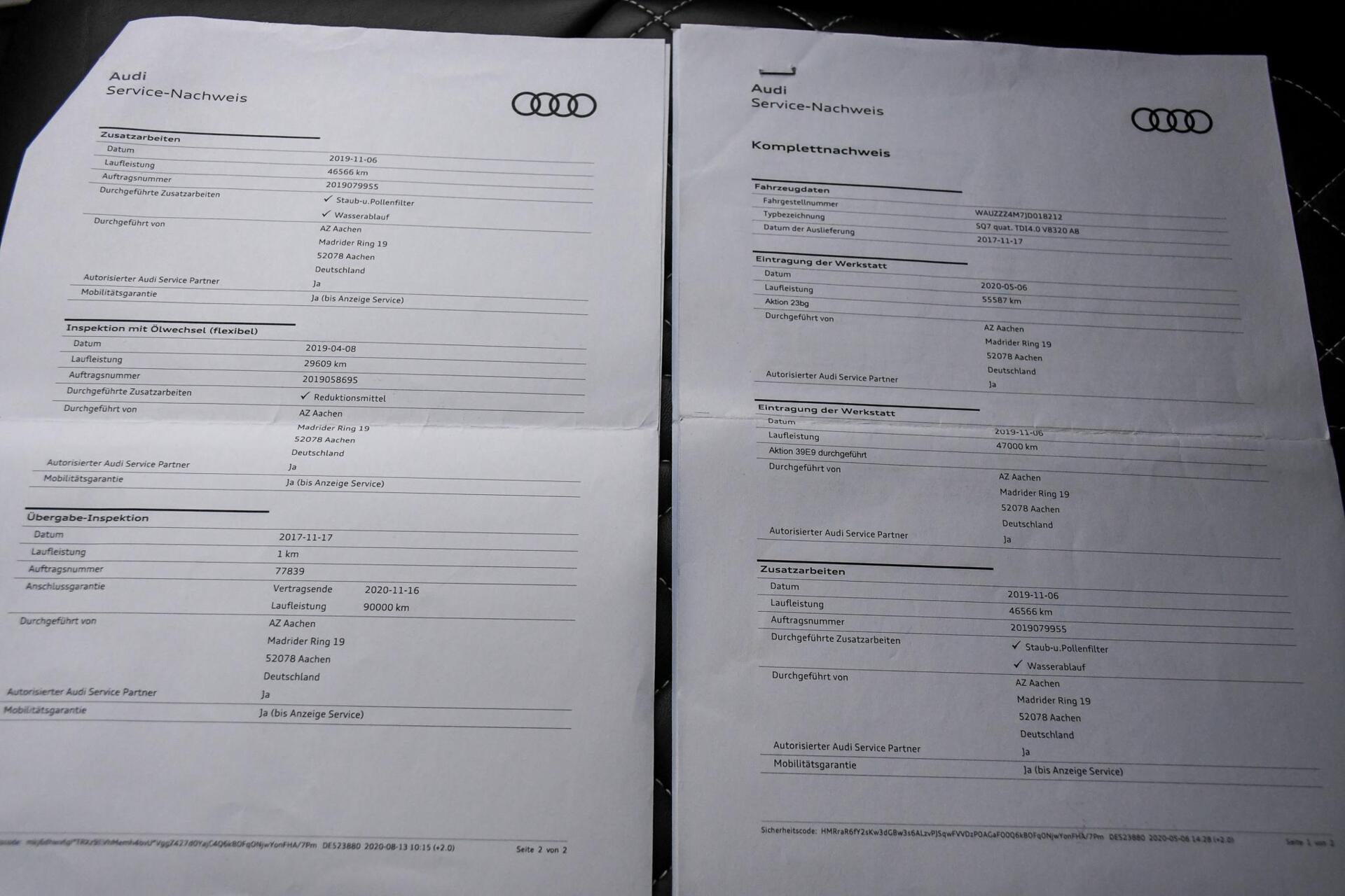 Foto van Audi Sq7