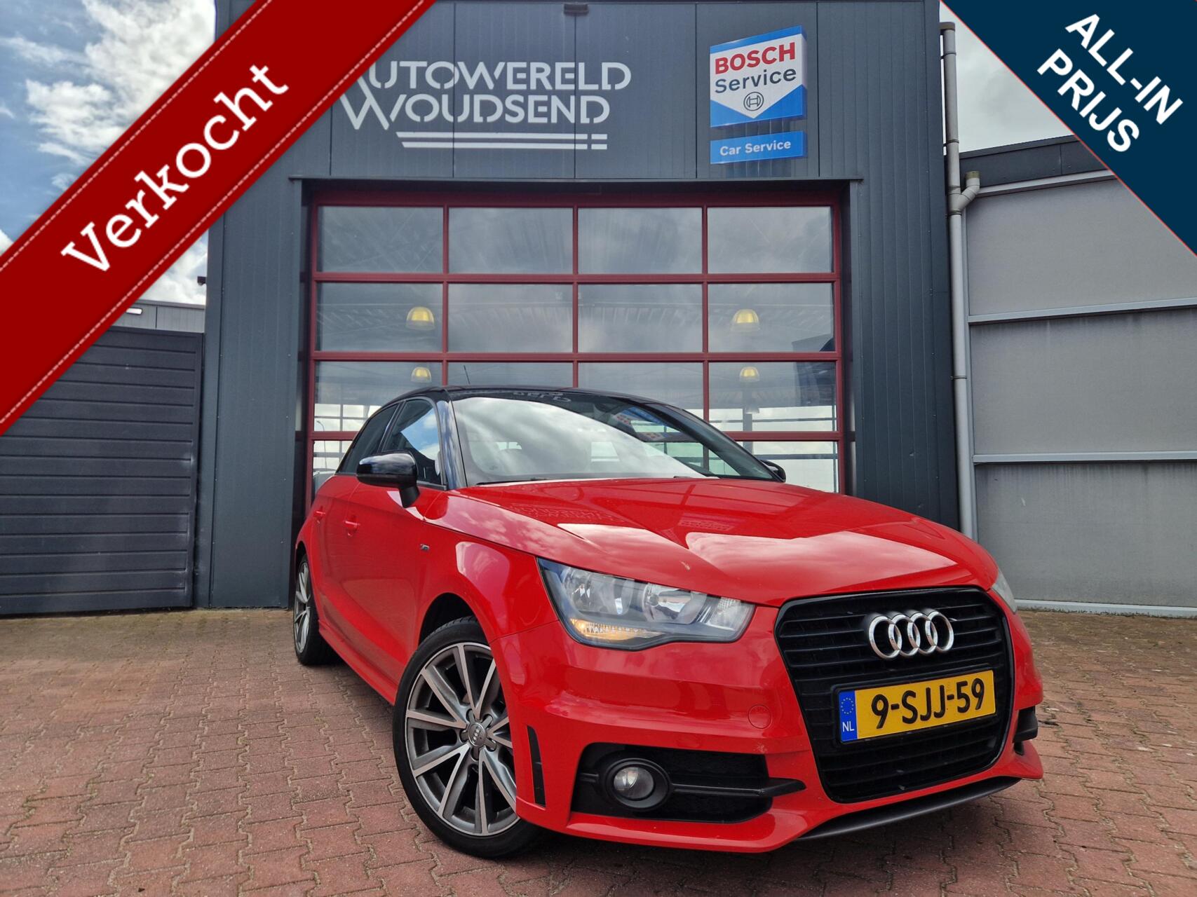 Audi A1 Sportback 1.2 TFSI Admired 6MND BOVAG GAR|NAVI|AIRCO|CR.CONTROL|17" LMV|TWO-TONE 2013 - voorkant