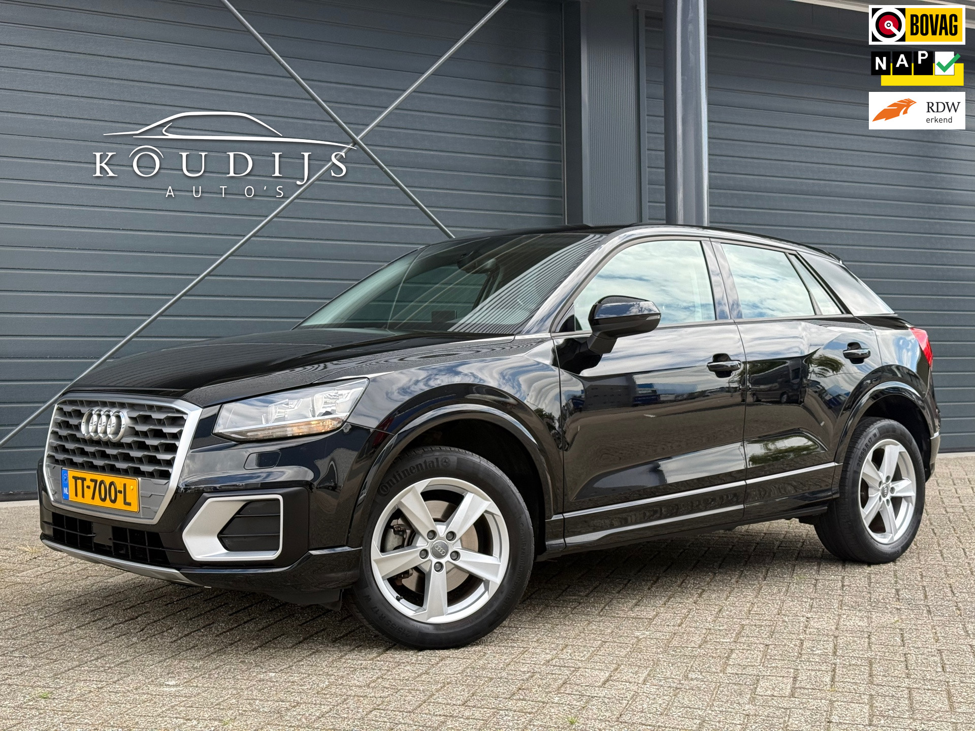 Audi Q2 1.0 TFSI Sport Pro Line, NL Auto, Climate, Trekhaak, PDC, Navi 2018 - voorkant