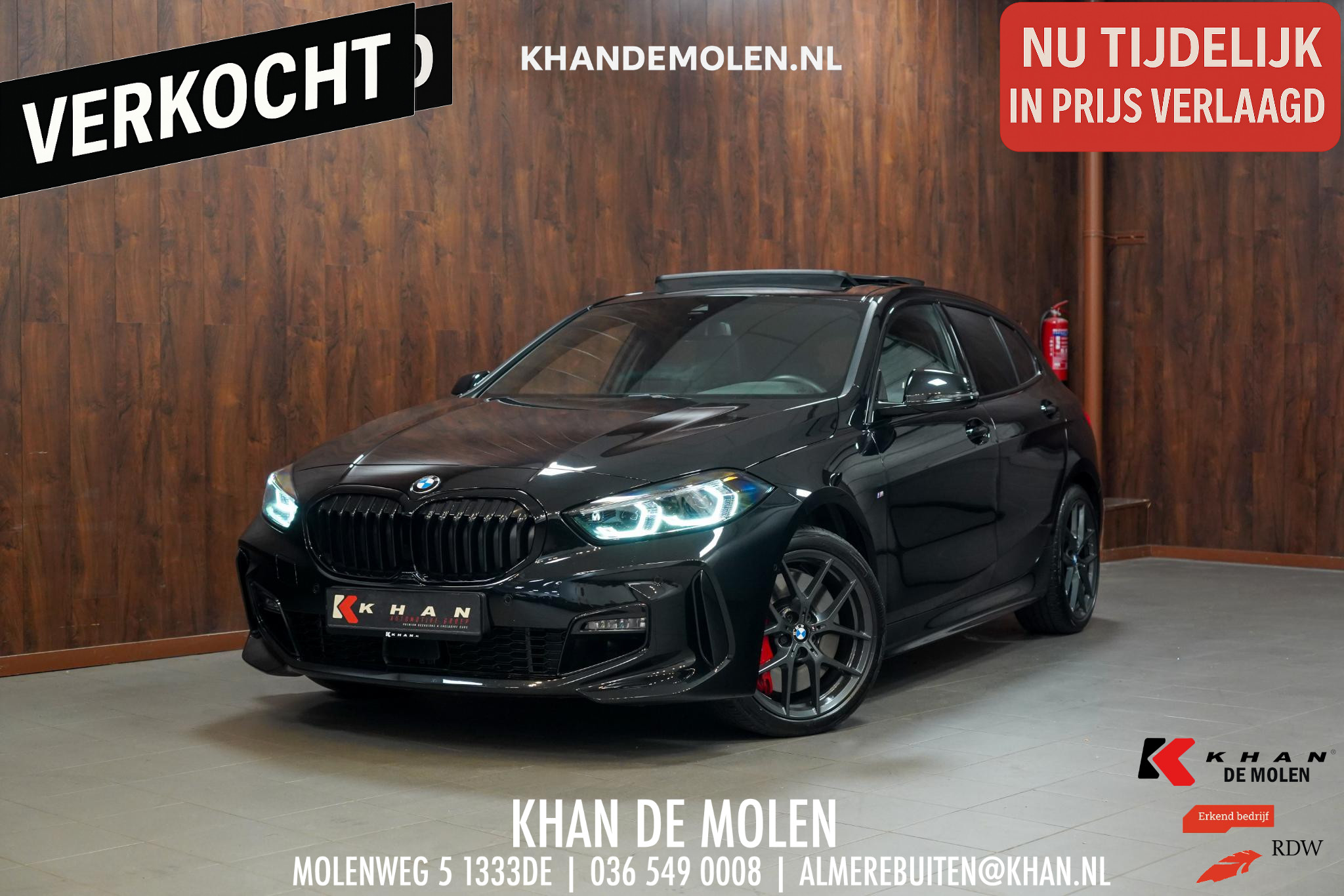 BMW 120i 120i | PANO | M-SPORT | CAMERA | LED | SHADOW LINE 2024 - voorkant