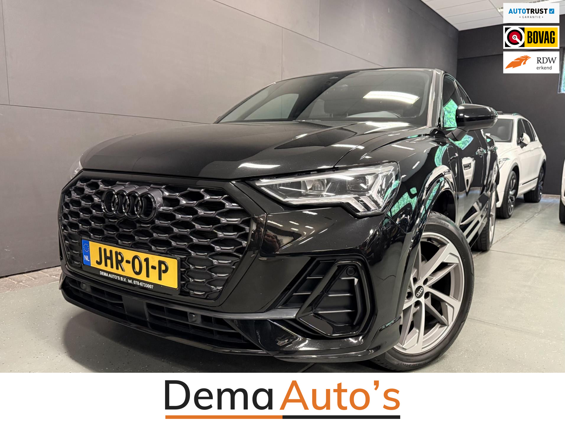 Audi Q3 Sportback E-tron 45 TFSI e 2X S-LINE BLACK-LINE 19'' SOH-TEST/V-COCKPIT/NAVI/DAB/LED/ECC/PDC/CRUISE/KEYLESS/// 2022 - voorkant