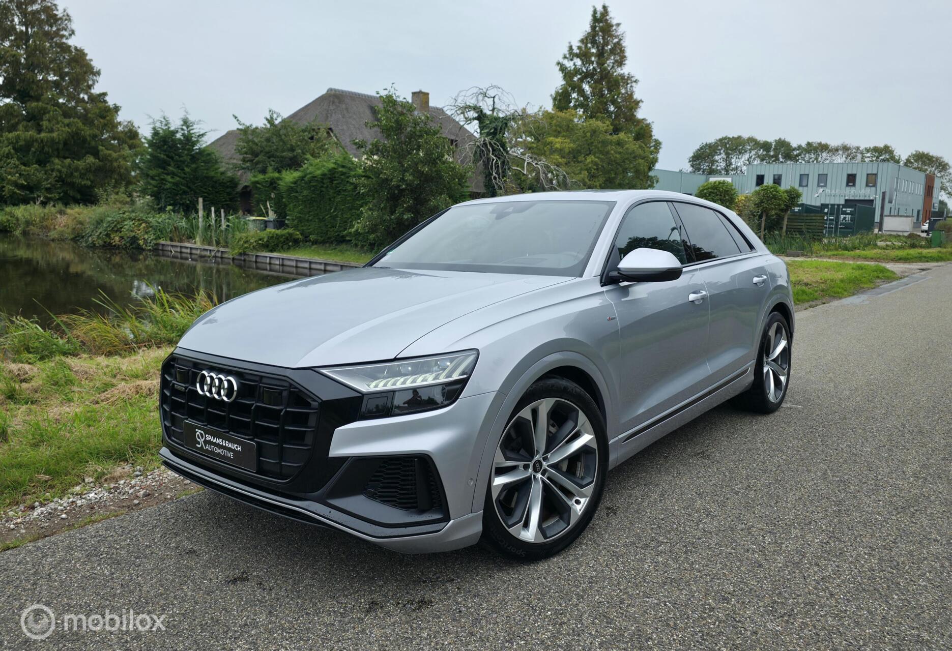 Audi Q8 55 TFSI e Quattro S-Line / Nachtzicht / HUD / Sfeer 2021 - voorkant
