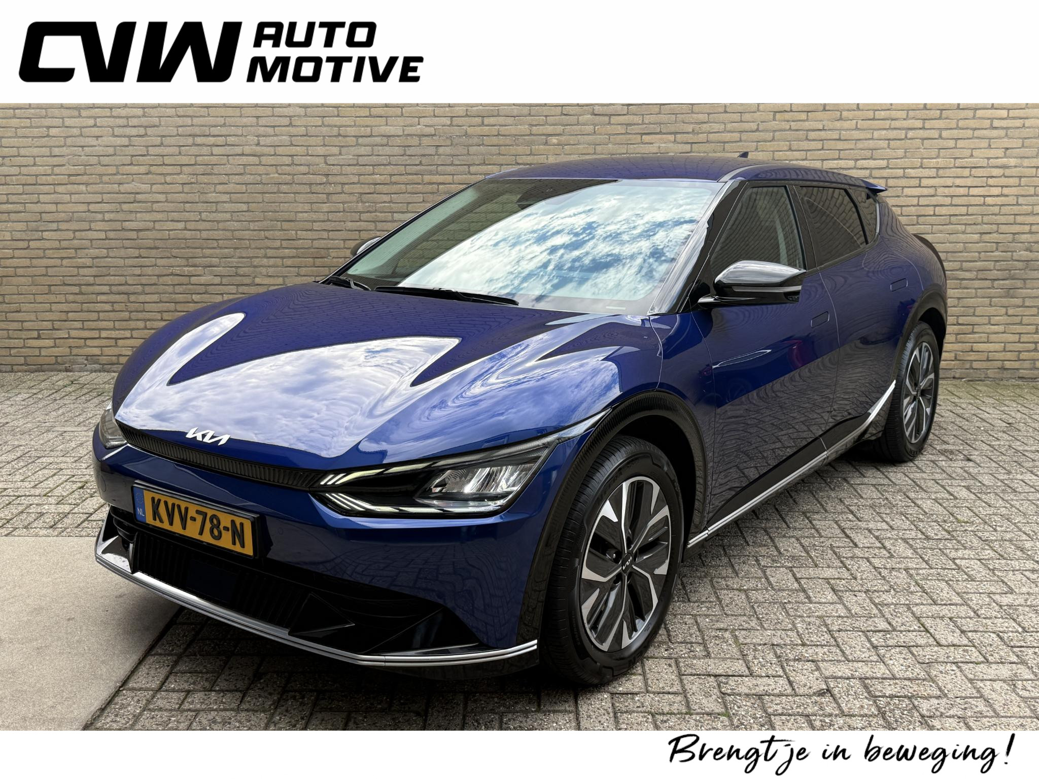 Kia Ev6 Edition 77.4 kWh | 96% SOH | 3-fase | Vol leder | 2022 - voorkant