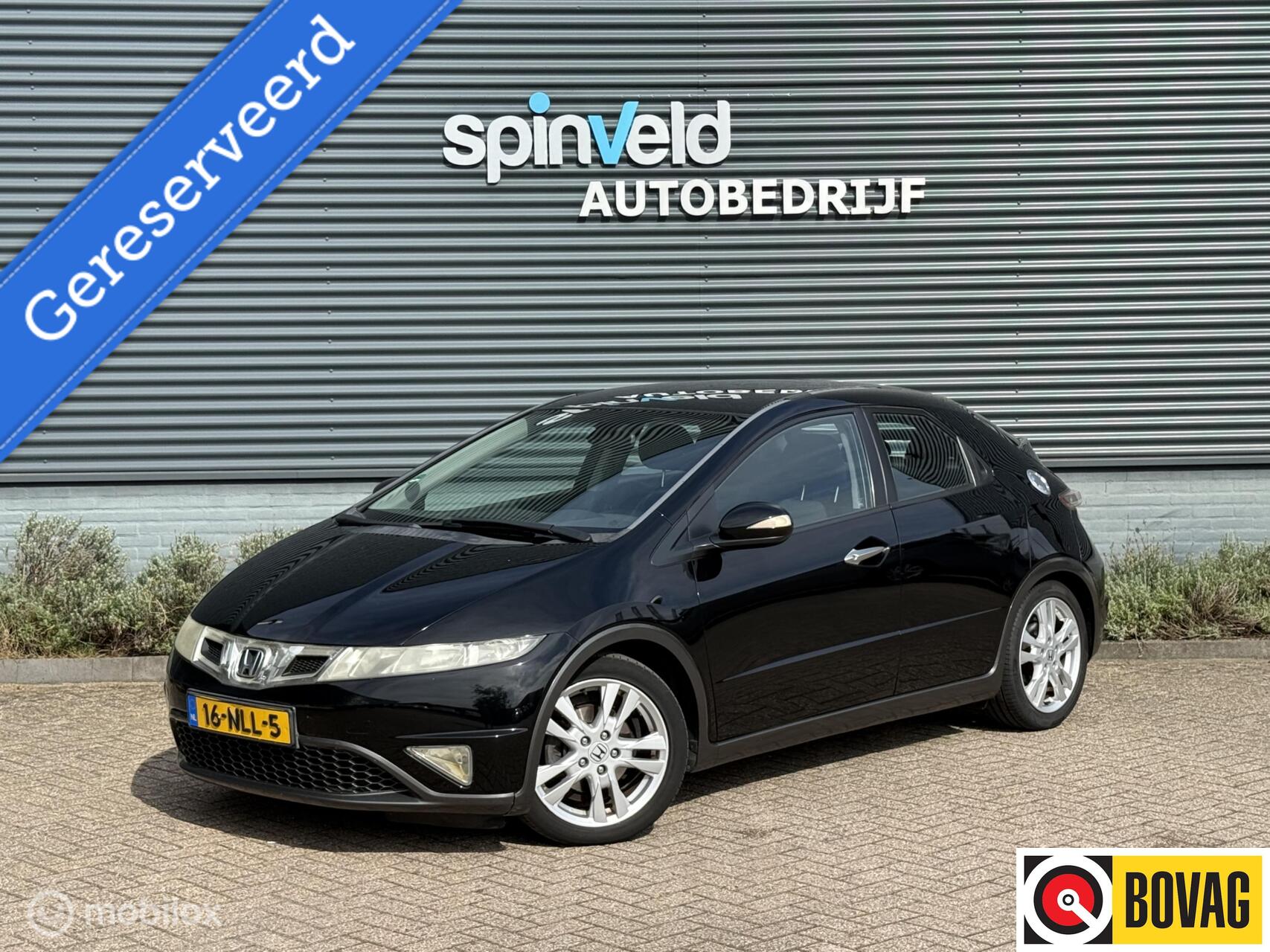 Honda Civic 5dr 1.8 Sport - Pdc - Trekhaak - Nap - 2010 - voorkant