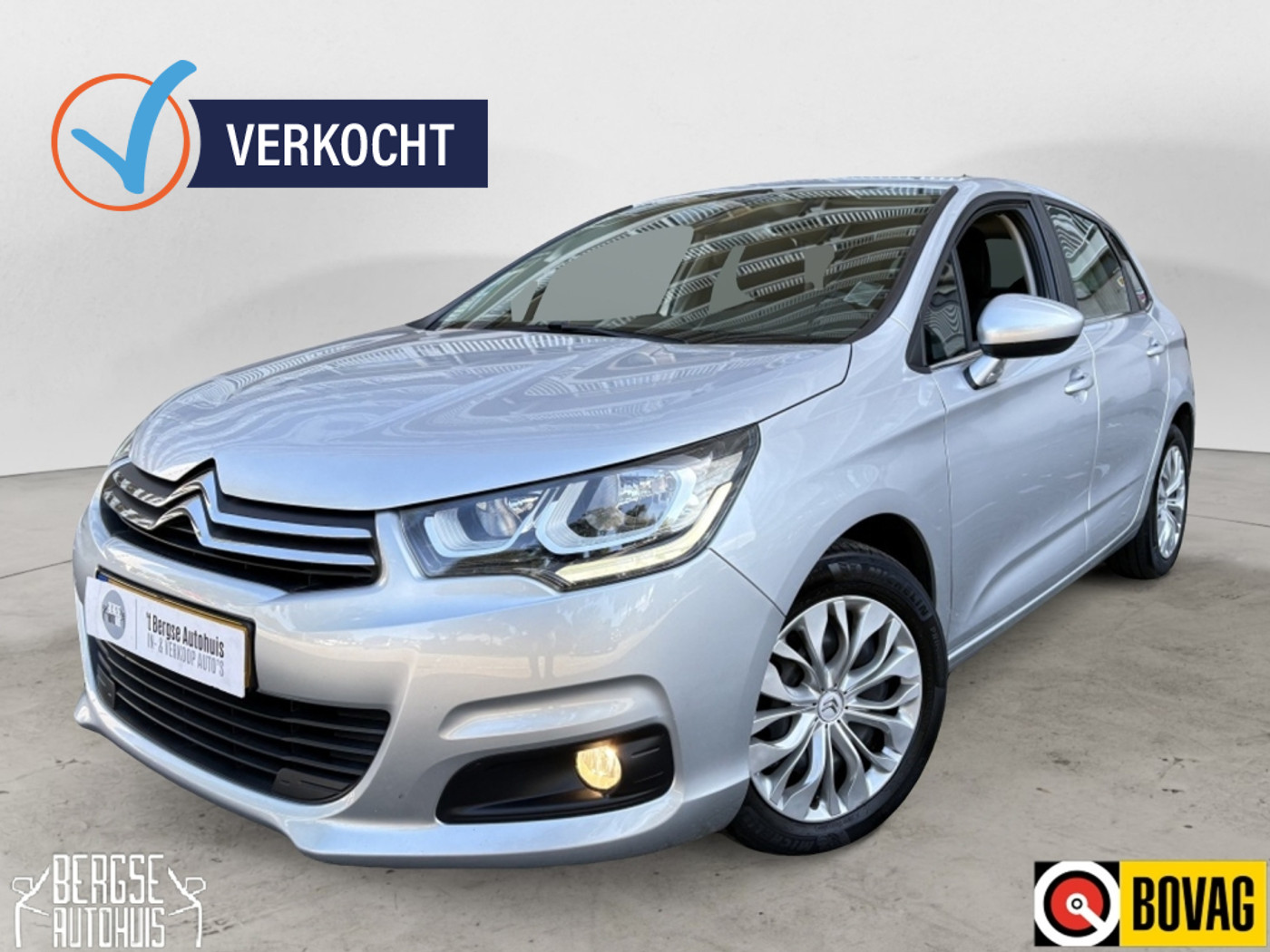 Citroen C4 1.6 BlueHDi Feel Cruise Ecc Navi Pdc Nap 2015 - voorkant