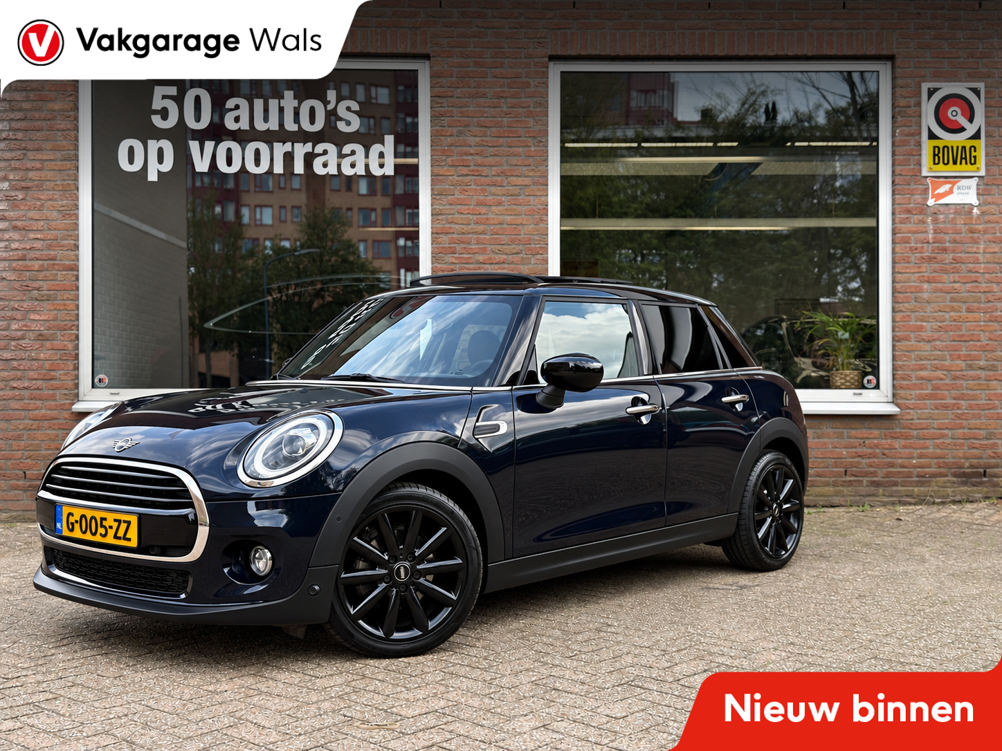 Mini Cooper 1.5 Cooper 60 Years Edition | Panorama | Apple Carplay | HUD | Leer | Navi | Cruise | 2020 - voorkant