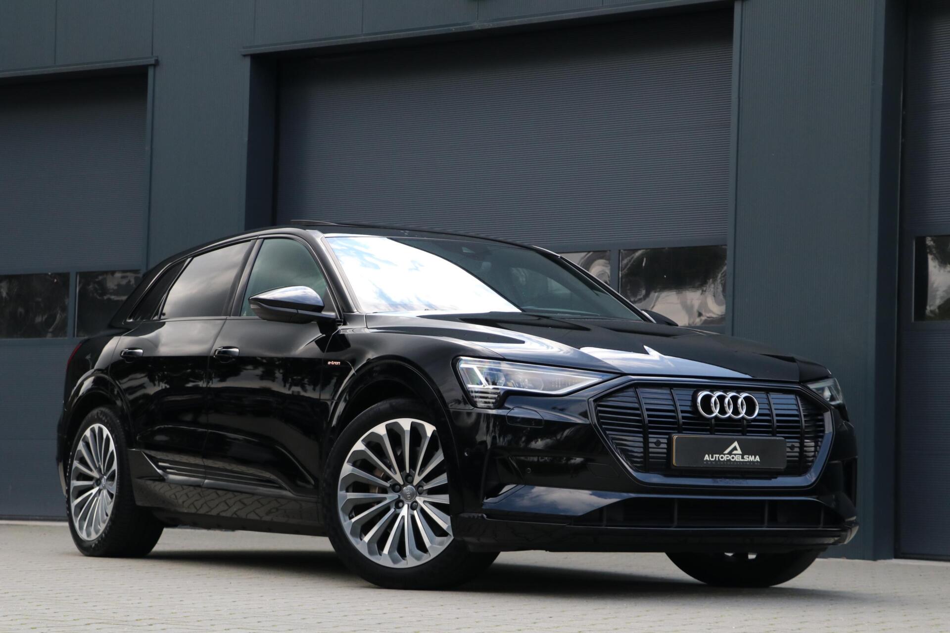 Audi Audi E-tron e-tron 55 quattro 2x S-LINE AdaptiveCruise Panodak Bang&Olufsen Luchtvering Sportzetels Camera AppleCarplay Uitstraling 96000KM BJ2019 2019 - voorkant