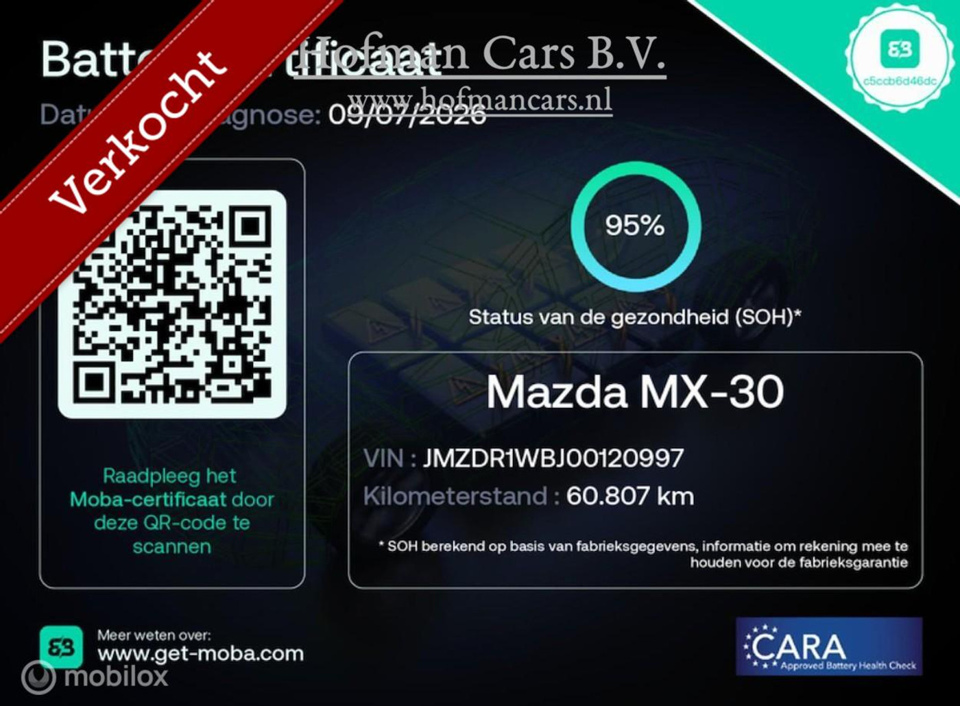 Foto van Mazda Mazda Mx-30
