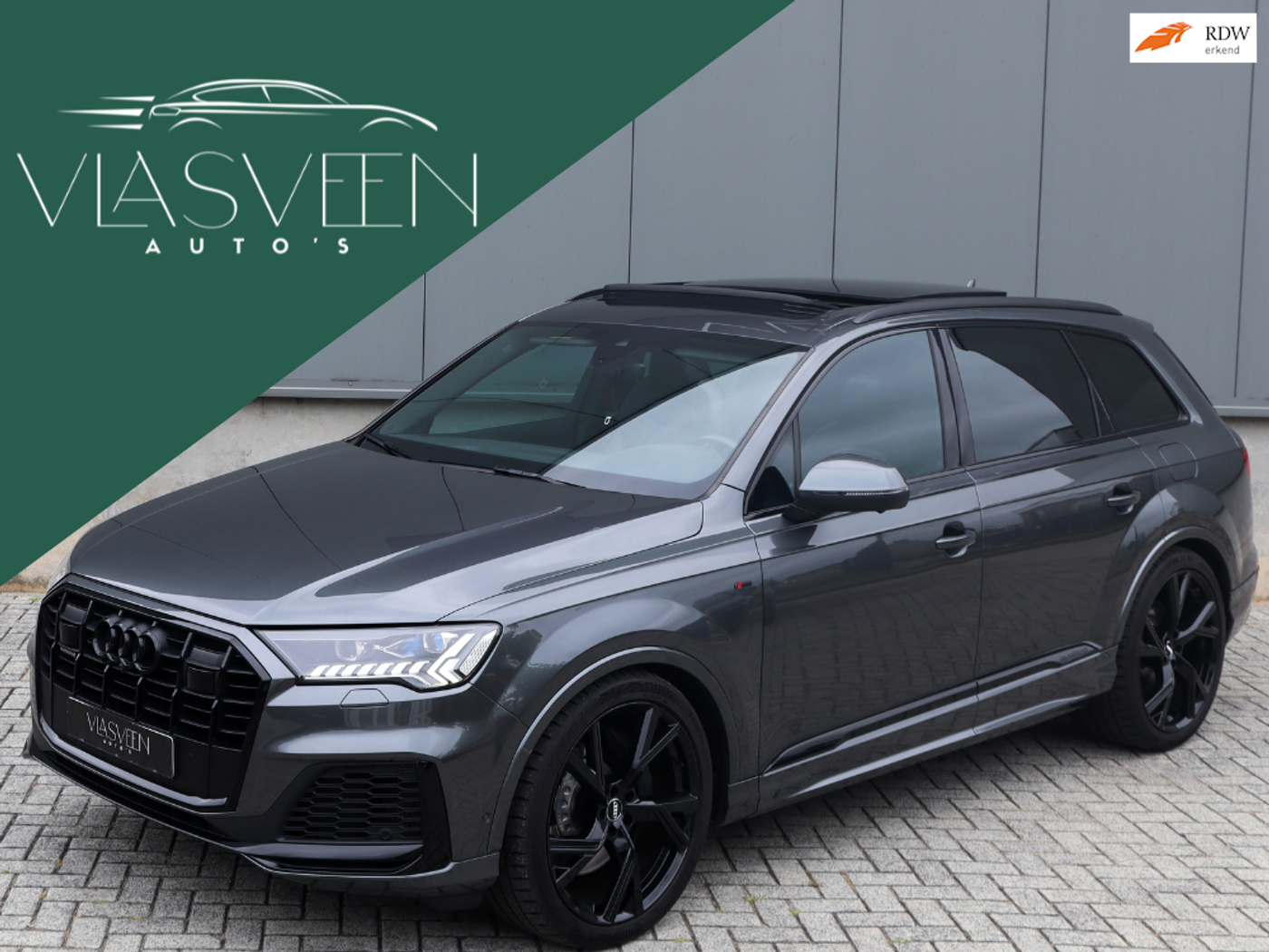 Audi Q7 55 TFSI e quattro S-Line Plus Panoramadak|Matrix Laser|Camera 360°|Keyless|Luchtvering|Sport stoelen|DAB+ 2020 - voorkant
