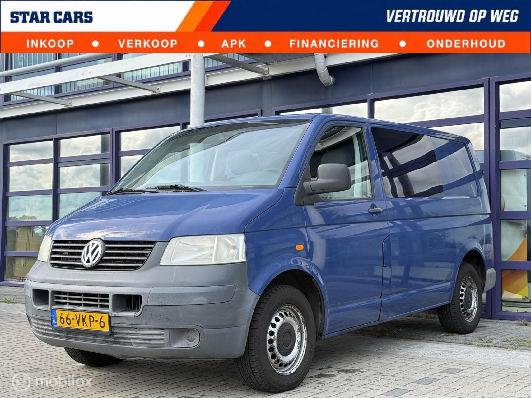 Volkswagen Transporter Bestel Tdi 62 KW 1.9 TDI 300 T800 Baseline| Airco| Dubbel Cabine 2008 - voorkant