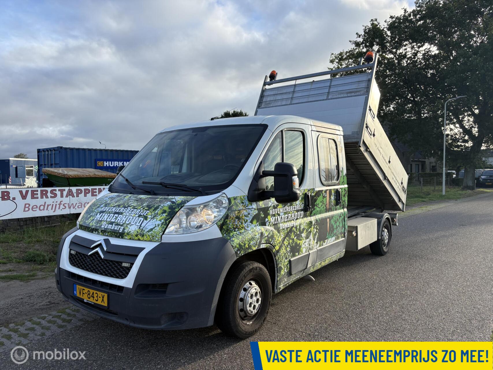 Citroen Citroen Jumper 35 2.2 HDI L3 DC KIPPER, ACHTERWAARTSE KIPPER 2013 - voorkant
