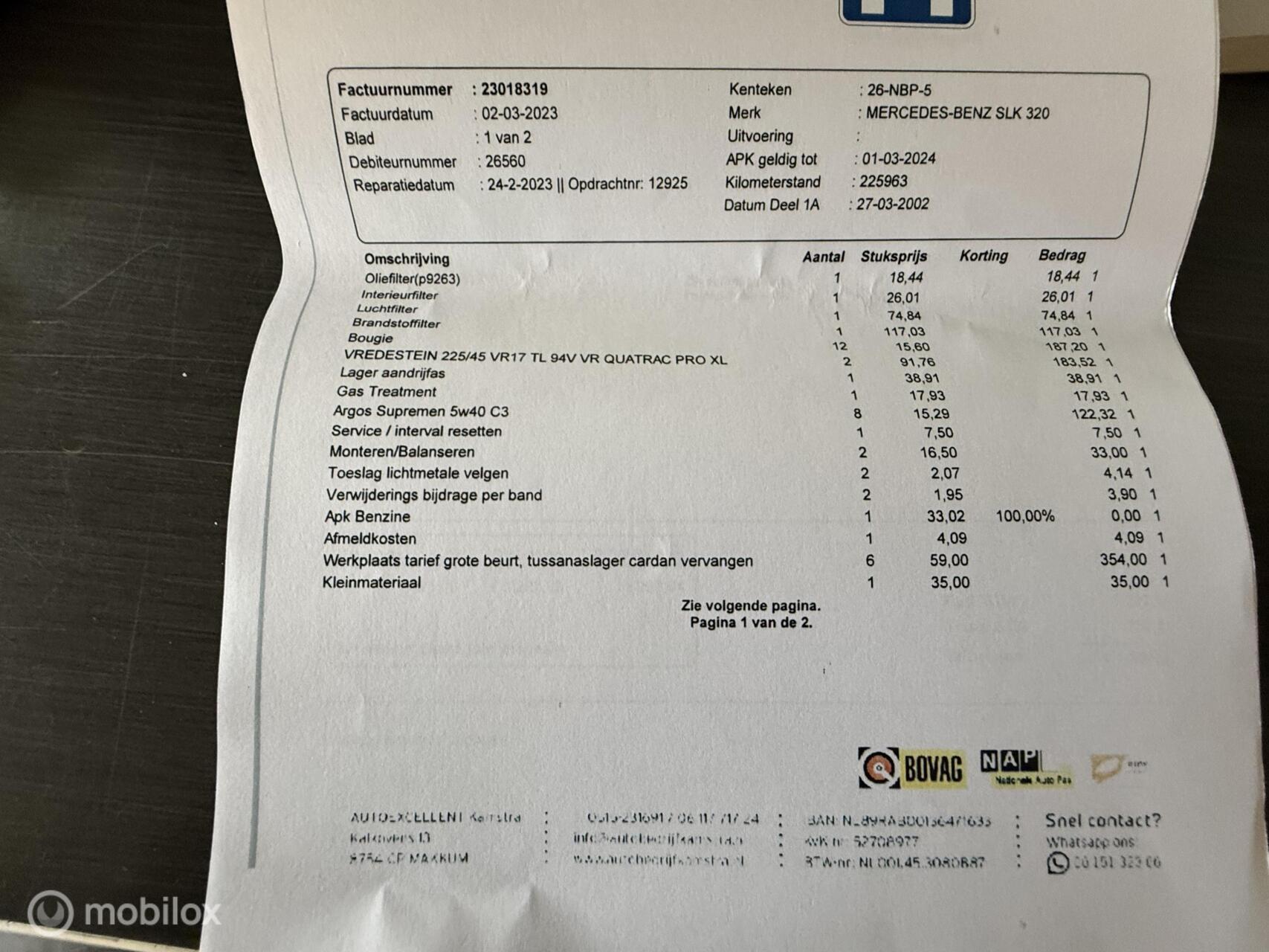 Foto van Mercedes-Benz SLK 320