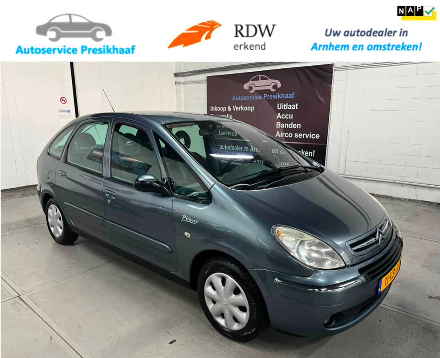 Citroen Xsara Picasso 1.6i-16V Caractère AIRCO / TREKHAAK 2007 - voorkant