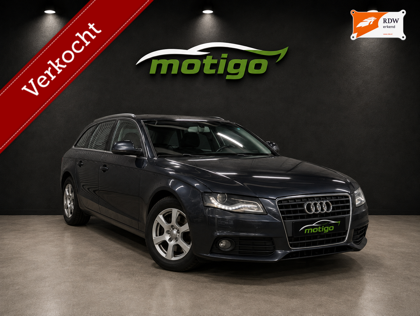 Audi Audi A4 2.0 TFSI Pro Line/trekhaak/cruise/clima/pdc 2009 - voorkant