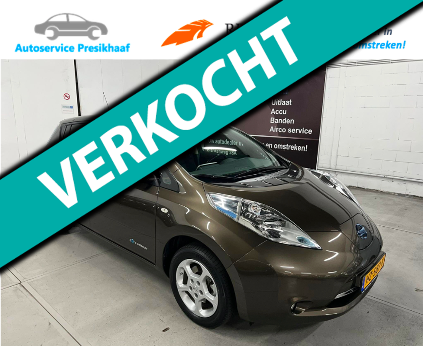 Nissan Nissan Leaf 30kwh Acenta 30 kWh Automaat CAMERA / NAVIGATIE 2016 - voorkant