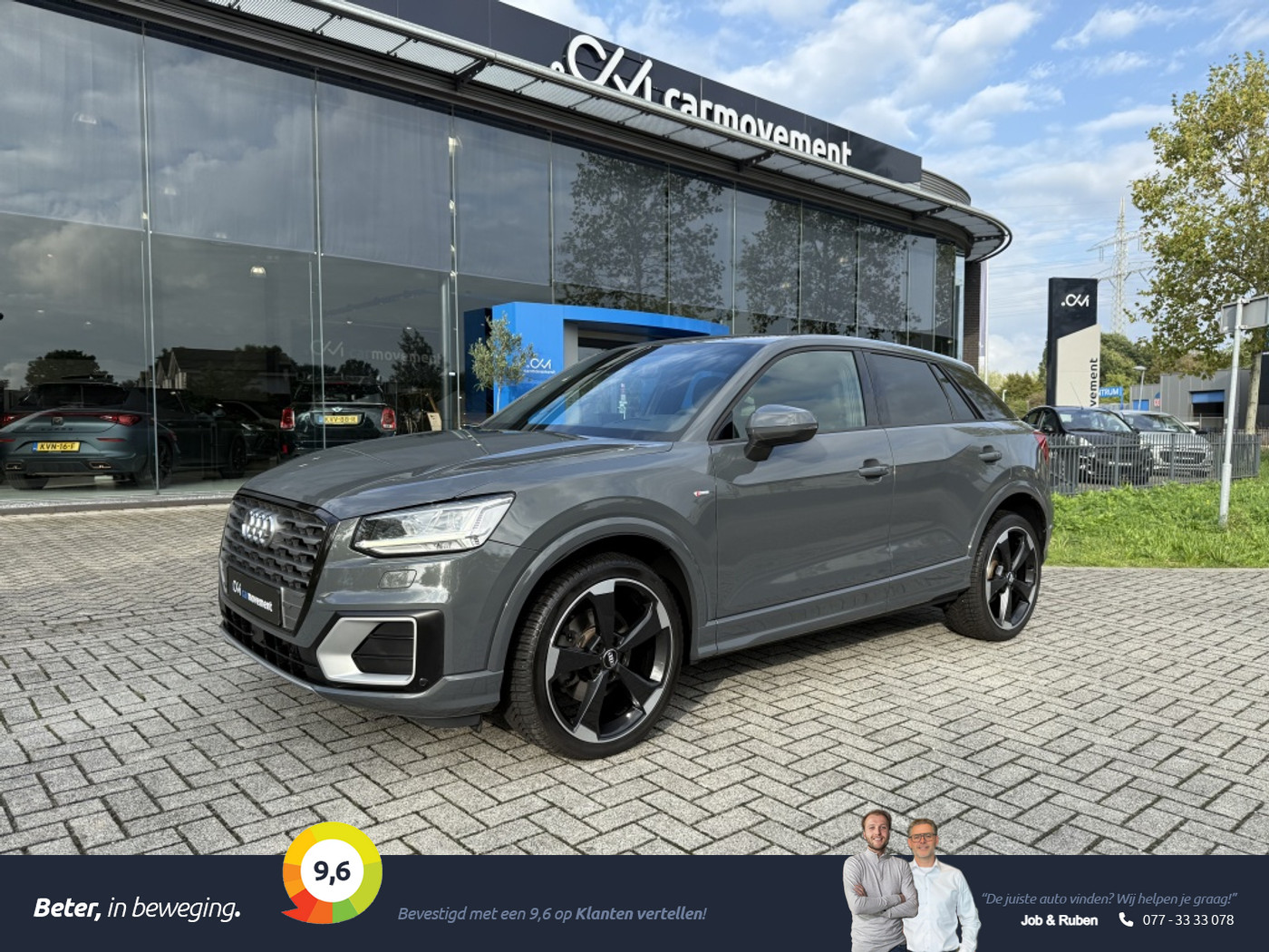 Audi Q2 1.4 TFSI CoD Pro Line 150PK! | S-line | Navi | Cruise | Stoelverw | Leder 2017 - voorkant