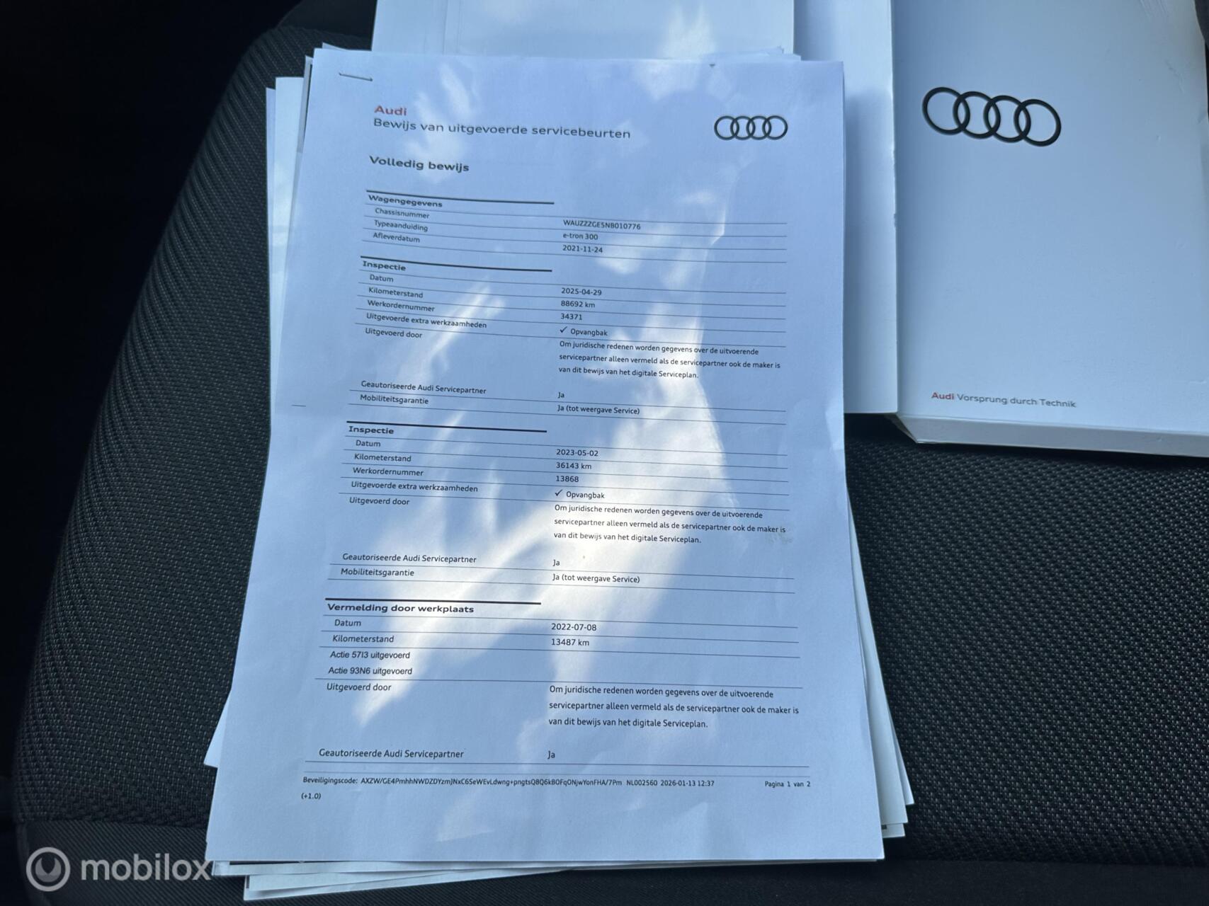 Foto van Audi E-tron 55