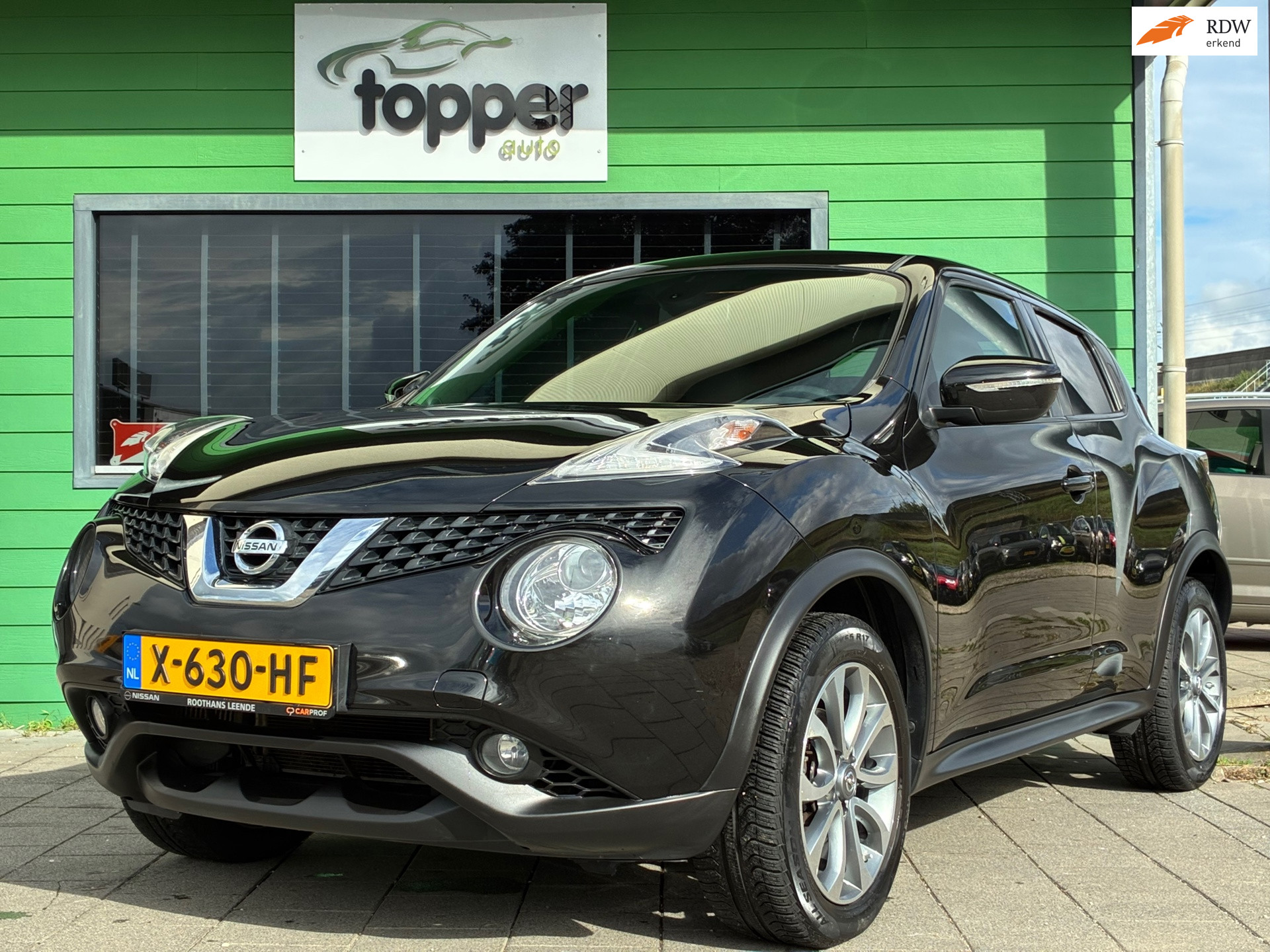 Nissan Nissan Juke 1.2 DIG-T S/S Acenta|Camera|Navigatie|CruiseControl|Climatronic|CarPlay|Trekhaak| 2017 - voorkant