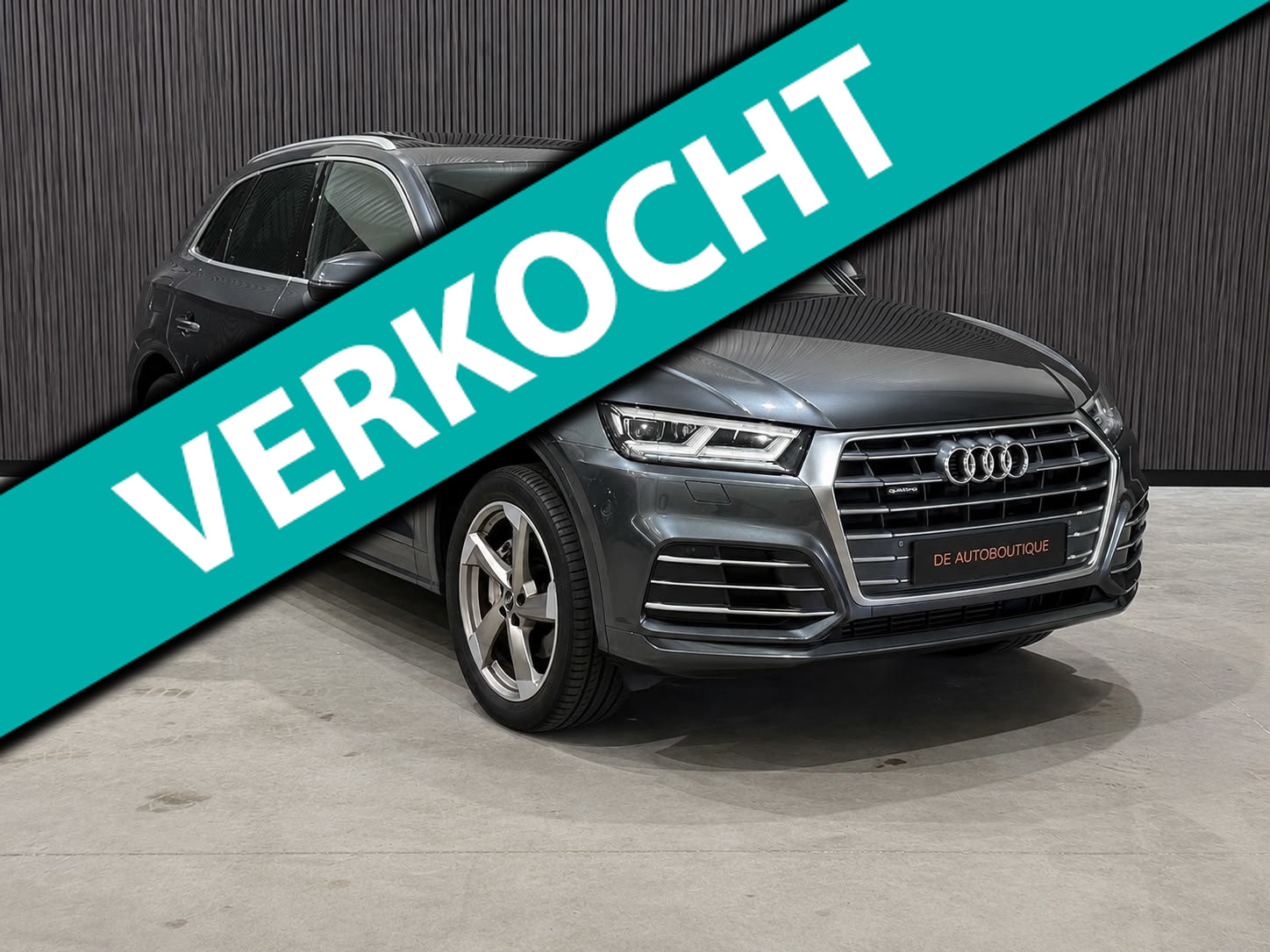 Audi Q5 2.0 TFSI quattro S-line binnen/buiten Nederlandse auto 2017 - voorkant