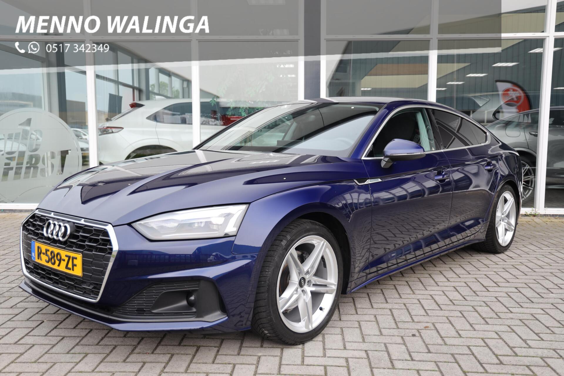 Audi A5 Sportback 35 TFSI Pro Line|Automaat|Cruise|Apple carplay/android auto| 2023 - voorkant