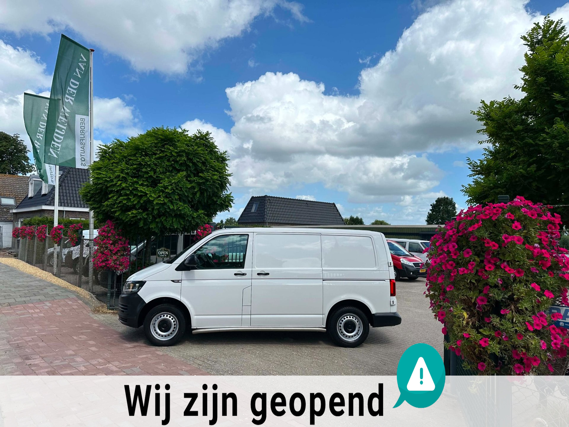 Volkswagen Transporter 2.0 TDI L1H1 AUTOMAAT 77.967 km.! 140 PK!!! 2016 - voorkant