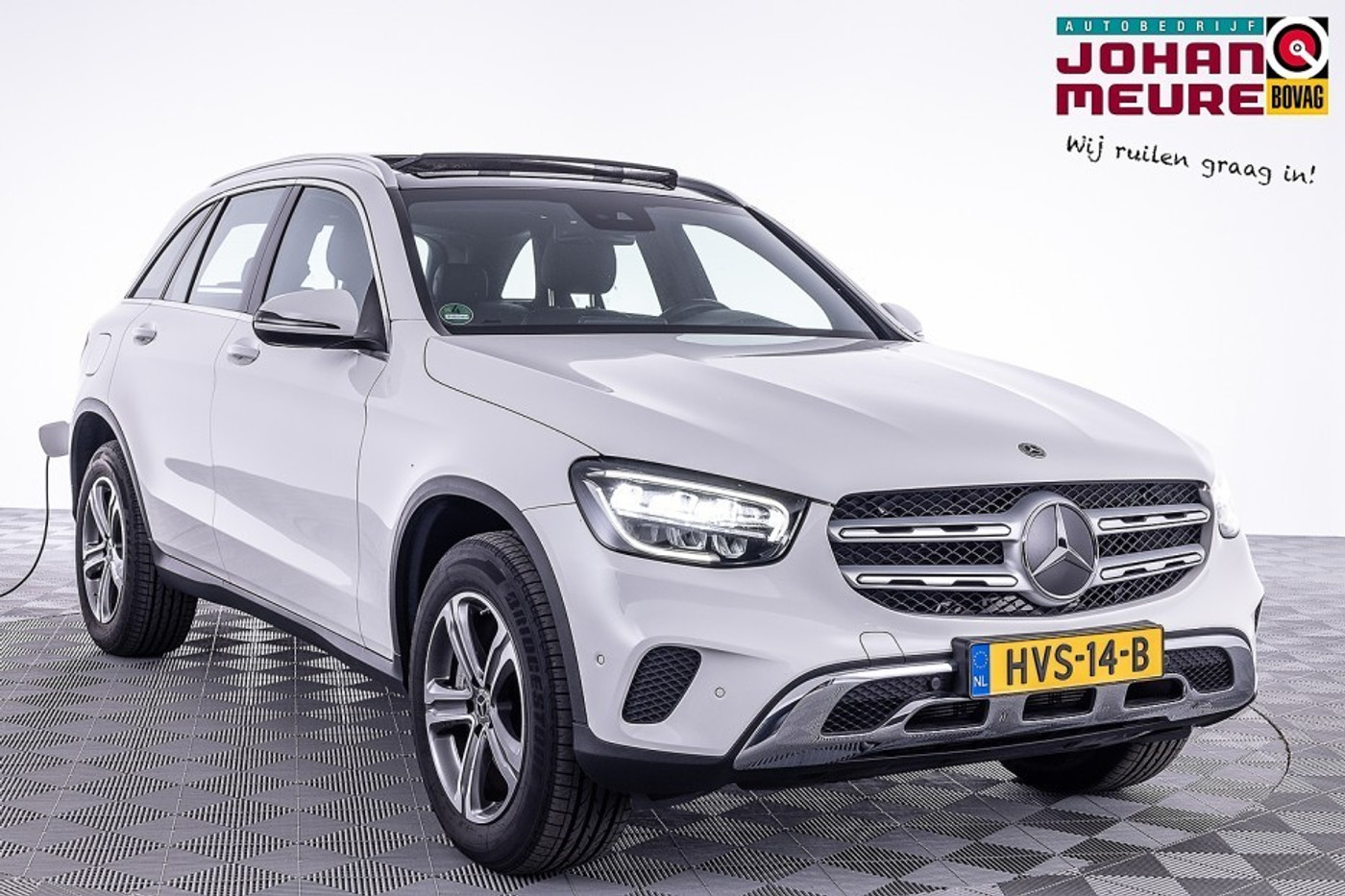 Mercedes-Benz GLC 300 De 4Matic de 4MATIC Premium Plus | PANORAMADAK | EL. STOELEN | Full LED | SOH 98.8% PHEV Plug-in Hybrid DIESEL *2000kg trekgewicht* 2022 - voorkant