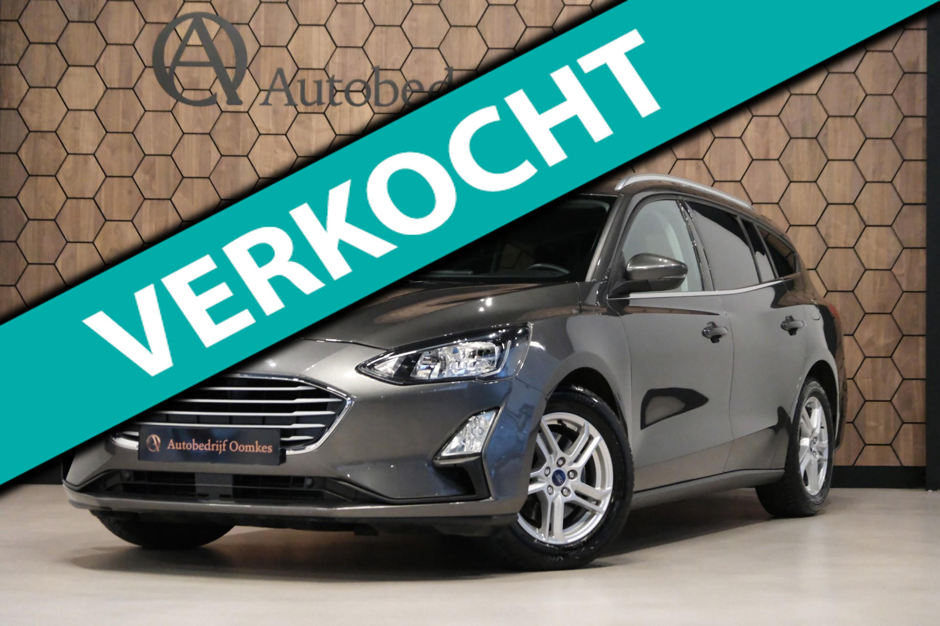 Ford Focus Wagon 1.0 EcoBoost Hybrid Titanium *84dkm* Trekhaak/Camera/Navigatie |STOEL+STUURVERWARMING| 2021 - voorkant