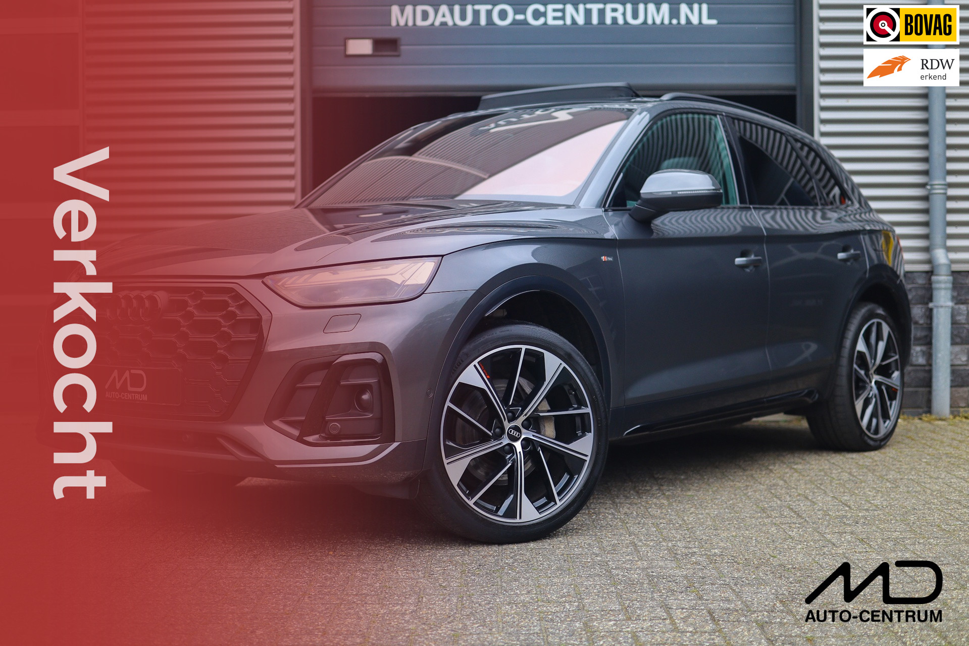 Audi Q5 50 TFSI e 3x S-Line| Pano| RS Zetels| Massage| B&O| 360 2022 - voorkant
