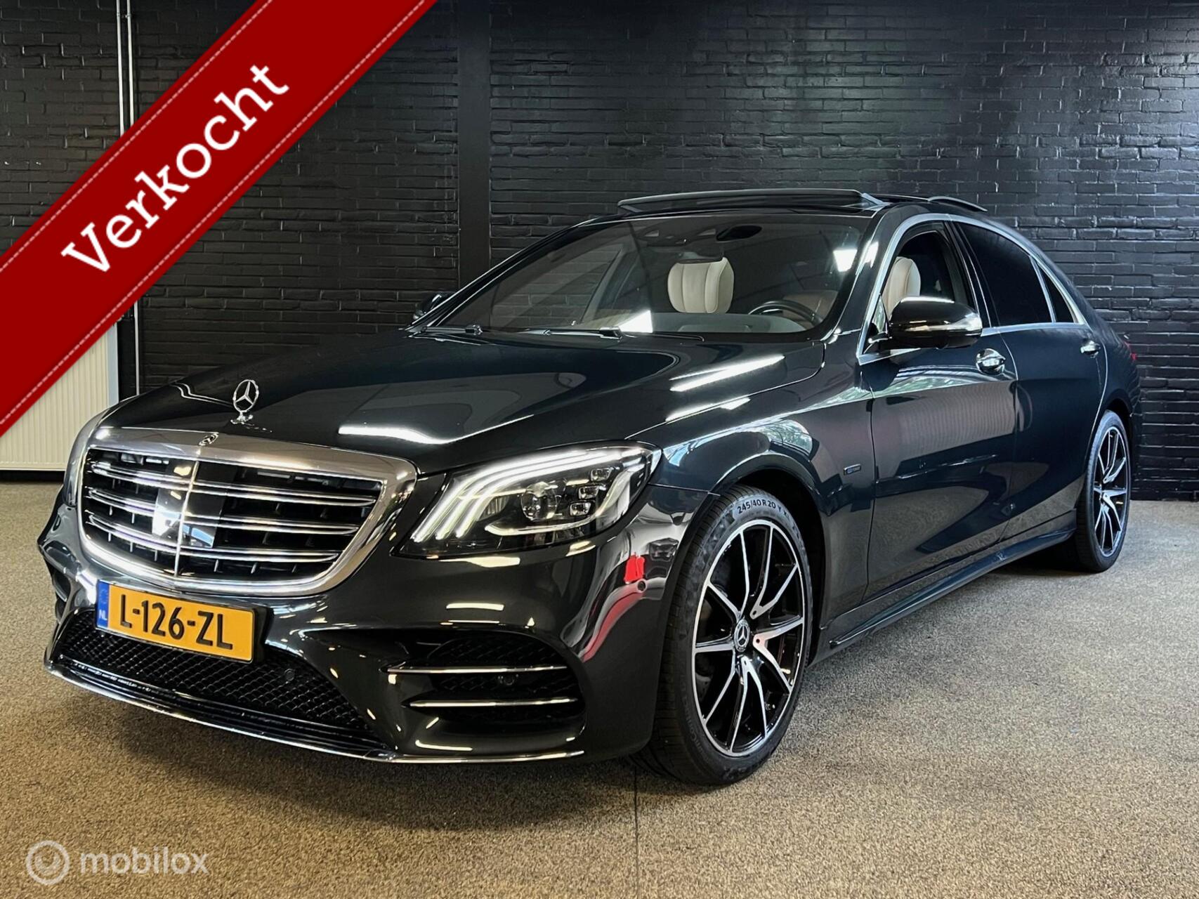 Mercedes-Benz S 560 E 560e Lang AMG Grand Edition SOFTCLOSE DEALER OND FABRIEKSGARANTIE 2020 - voorkant