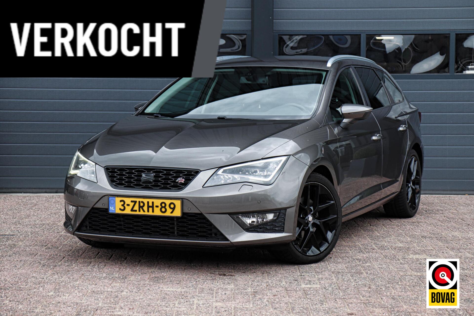Seat Leon ST 1.4 TSI ACT FR Dynamic |AUTOMAAT|STOELVERW.|NAVI|CRUISE|SEAT-SOUND 2015 - voorkant