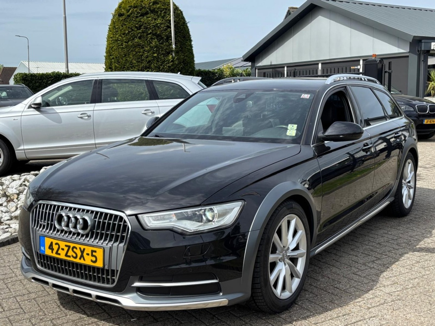 Audi A6 Allroad Quattro 3.0 TDI Allroad Quattro 2013 Zwart NL Auto 2013 - voorkant