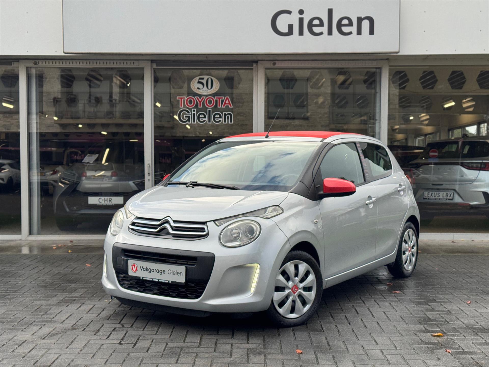 Citroen Citroen C1 1.0 e-VTi 5D AIRSCAPE FEEL | Cabrio, Airco, Bluetooth, Centrale deurvergrendeling 2014 - voorkant