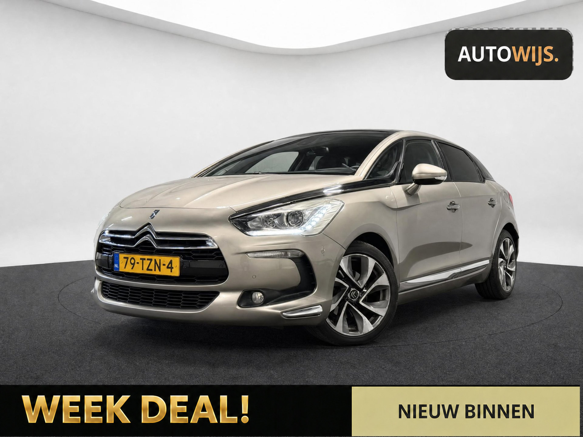 Citroen Ds5 1.6 THP So Chic|AUT|NL AUTO|KEYLESS|ALCANTARA|XENON 2012 - voorkant