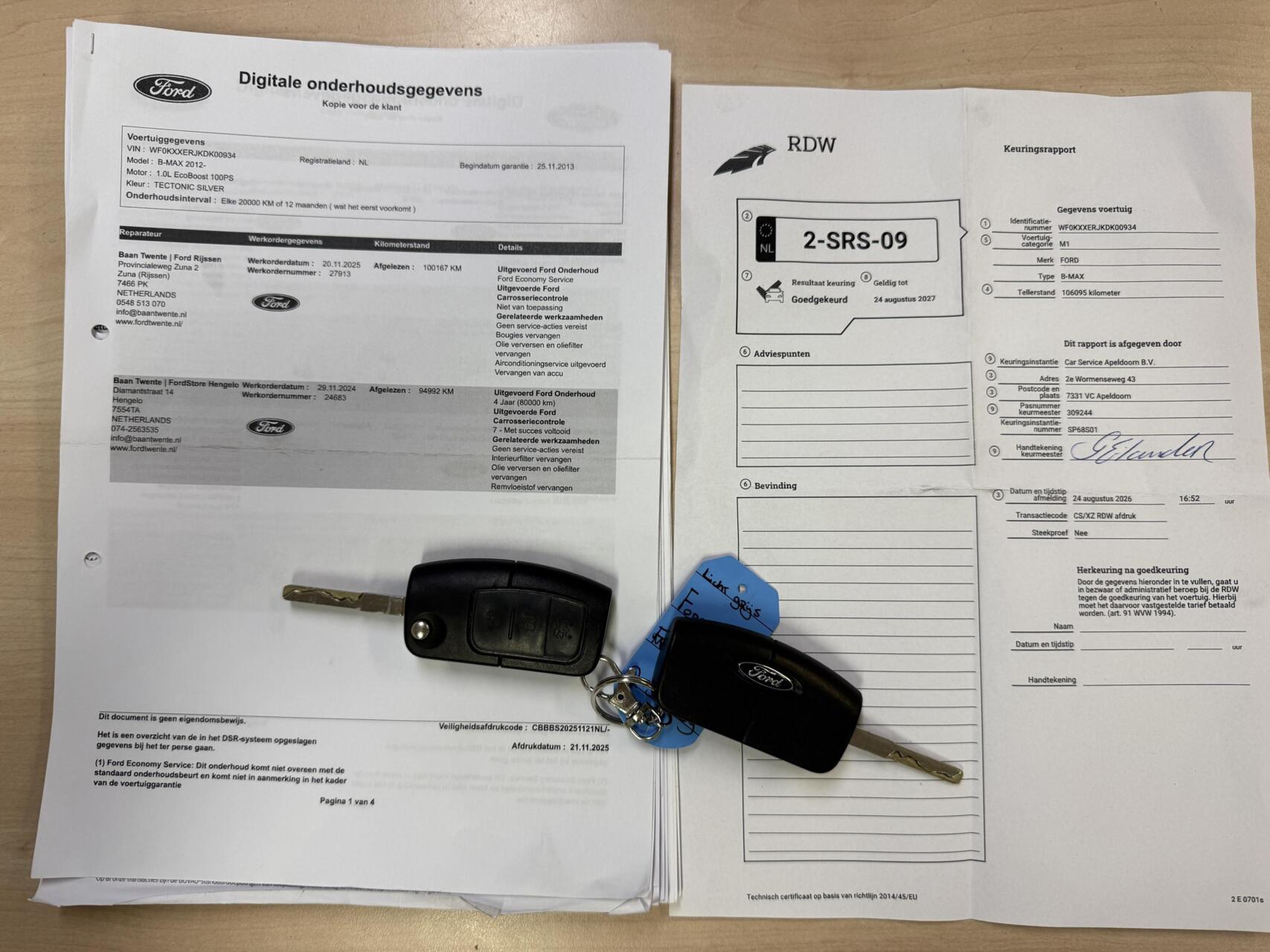 Foto van Ford B-max