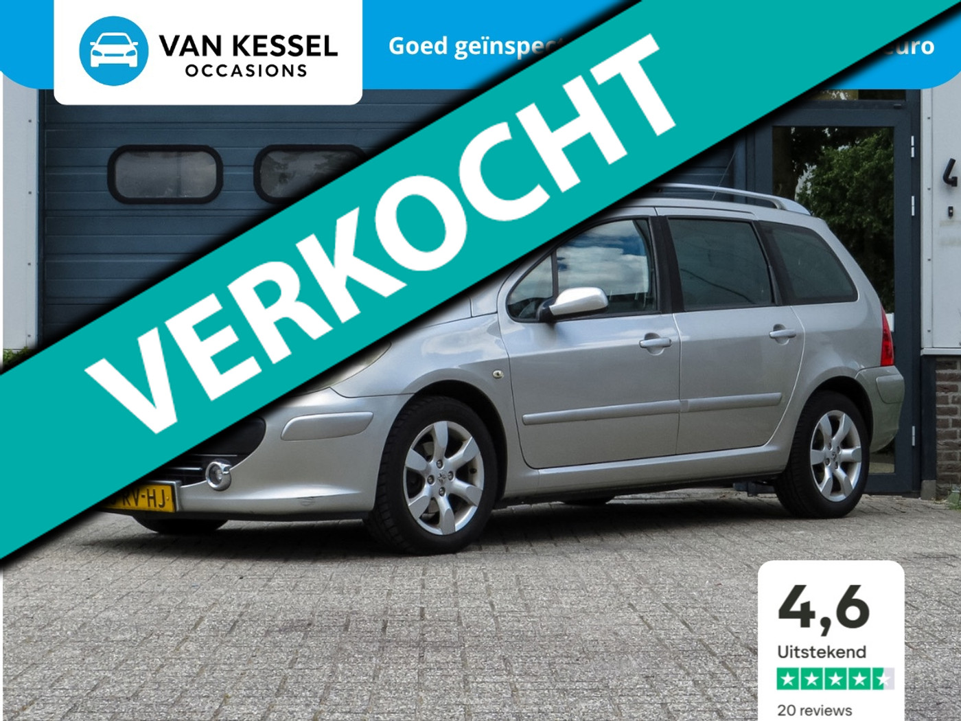 Peugeot 307 1.6-16V Griffe | Autom. | NAP | Leer | Airco | 2005 - voorkant