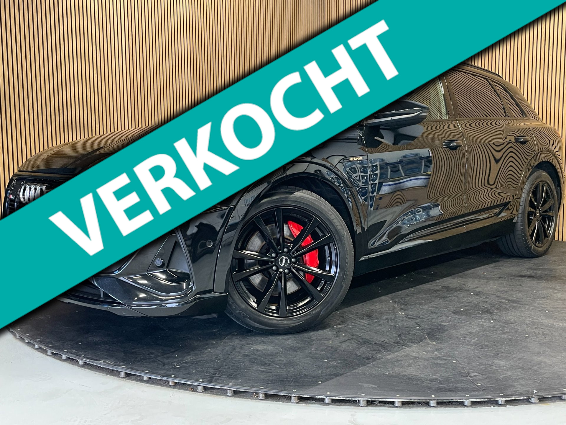 Audi E-tron 50 E-Tron Quattro|BLACK EDITION|91% SOH|S-LINE|PANORAMADAK|1/2 LEDER|ACC|APPLE CARPLAY|STOELVERWARM.|MEMORY|NAP|NL-AUTO| 2019 - voorkant