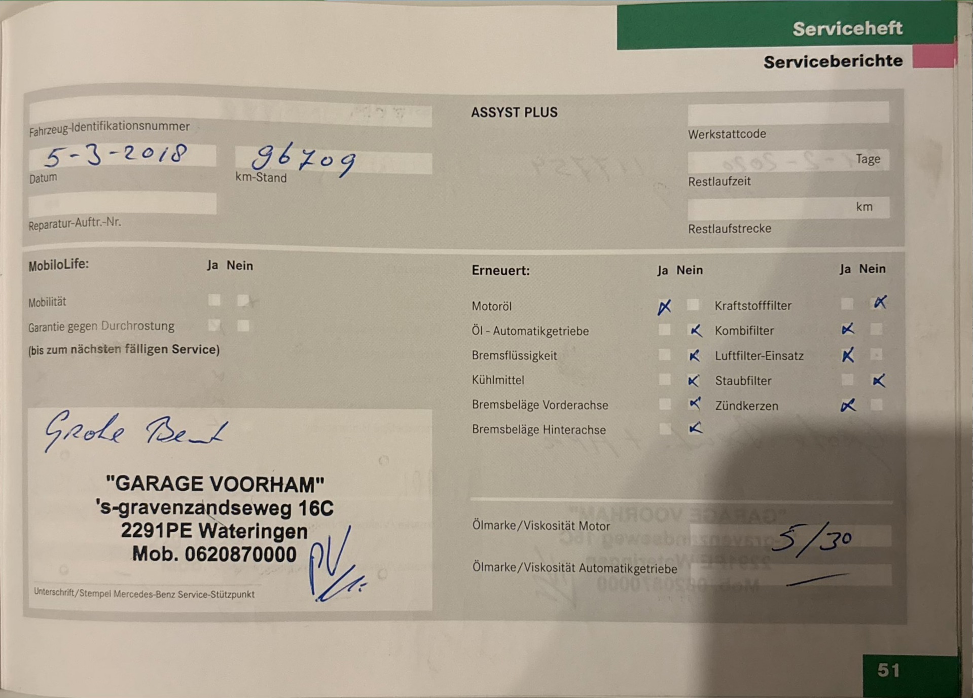 Foto van Mercedes-Benz B 200
