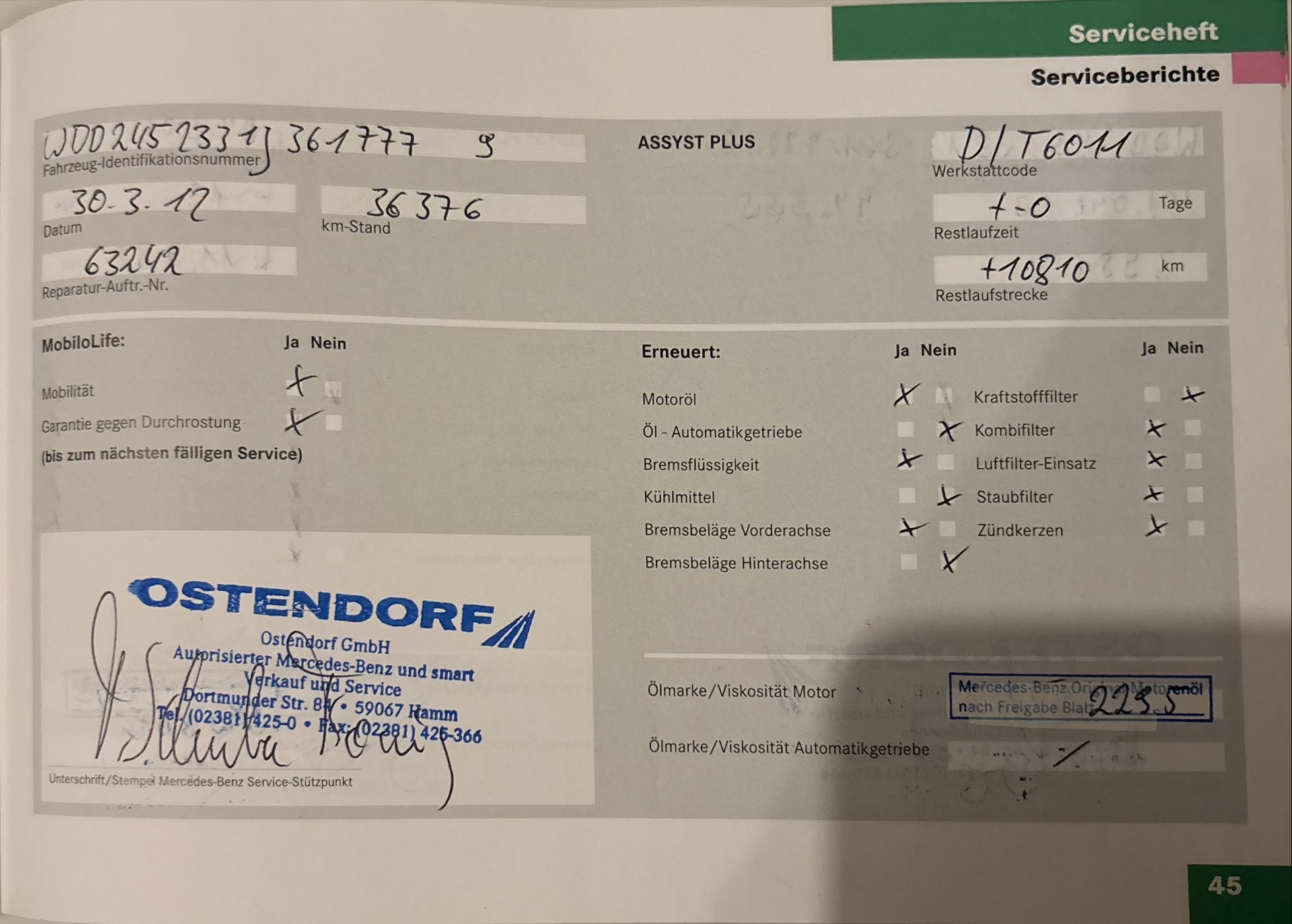 Foto van Mercedes-Benz B 200