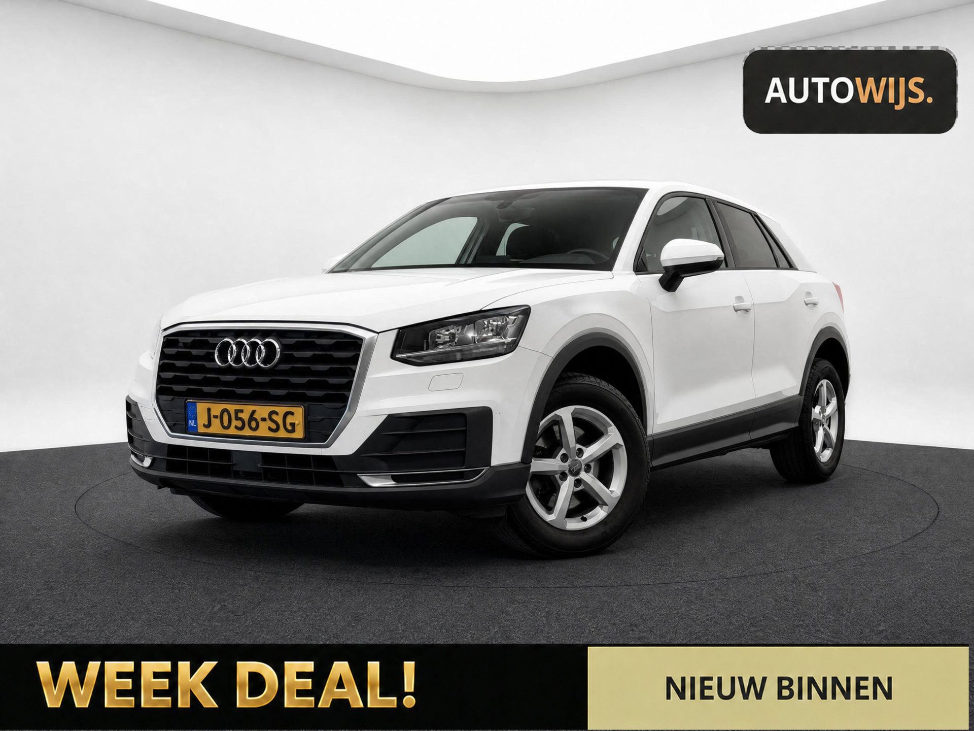 Audi Q2 1.0 TFSI Sport Pro Line|NAVI|STOELVERW|Goed onderhouden 2017 - voorkant