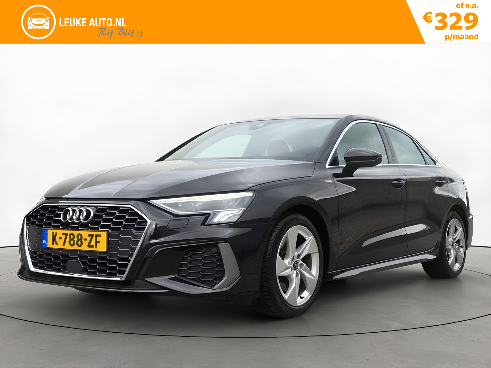 Audi A3 Limousine 35 TFSI 150PK 2X S-Line 2021 - voorkant