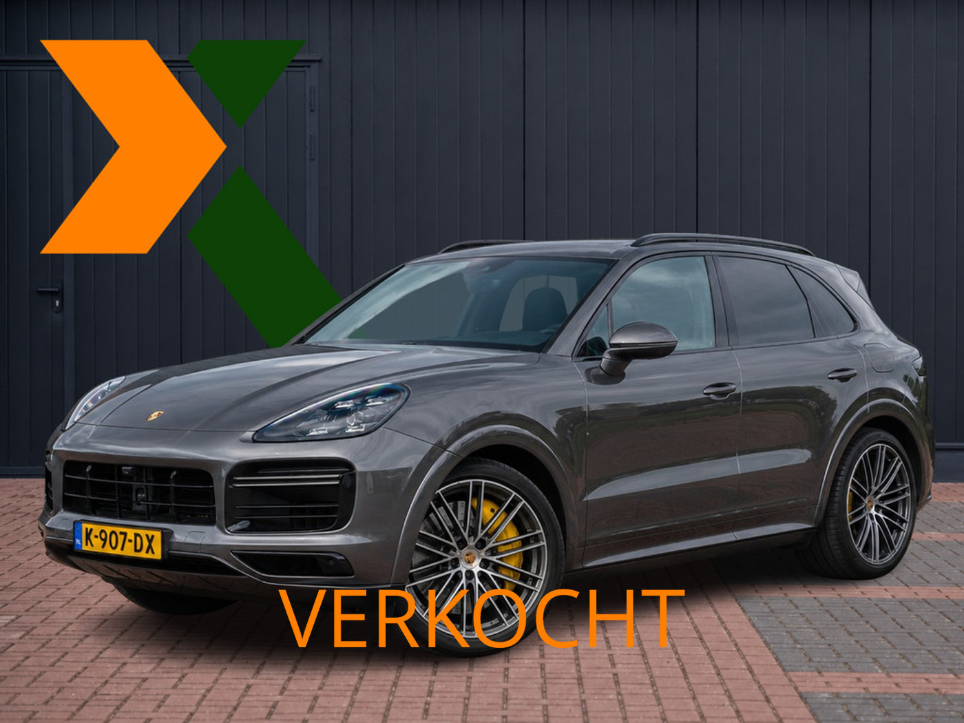 Porsche Cayenne Turbo S E-hybrid 4.0 Turbo S E-Hybrid 680 pk | Org NL | Carbon | Achterasbesturin 2020 - voorkant