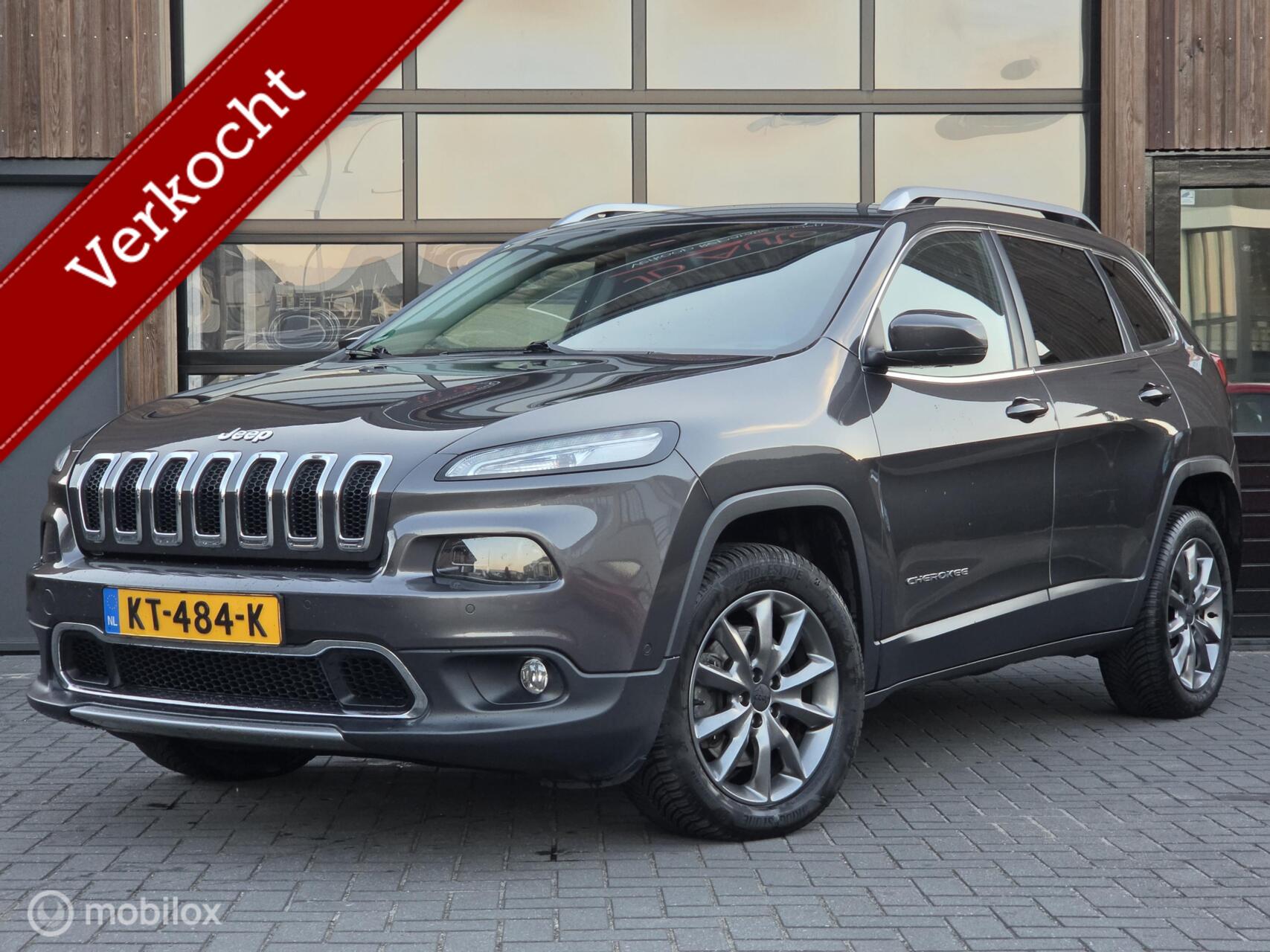 Jeep Cherokee 2.0 LIMITED AWD LEER XENON AUTOMAAT CAMERA NAVI 2014 - voorkant