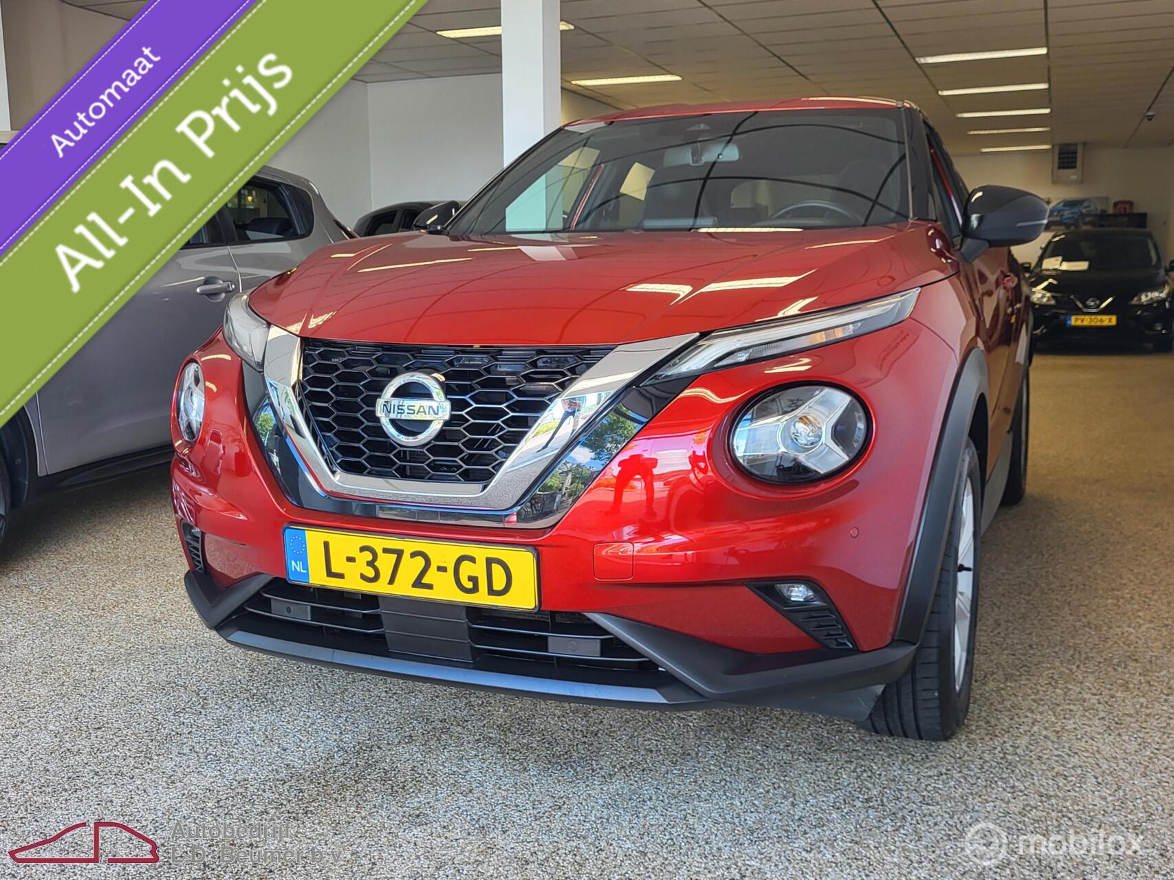 Nissan Nissan Juke 1.0 DIG-T AUT. N-Connecta Navi *NL. 1e EIG., TRKHK, RIJKLAARPRIJS!* 2021 - voorkant