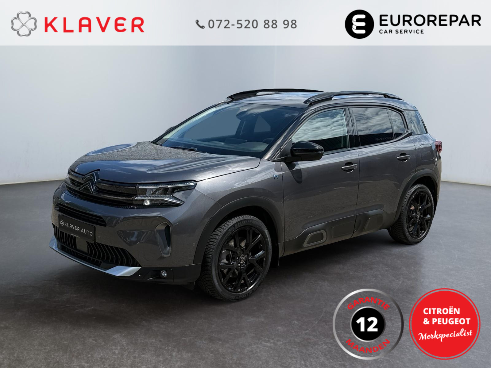 Citroen C5 Aircross 1.6 Pl.Hyb. 225 Shine | Camera | Stoelverw | Navi | Carplay 2022 - voorkant