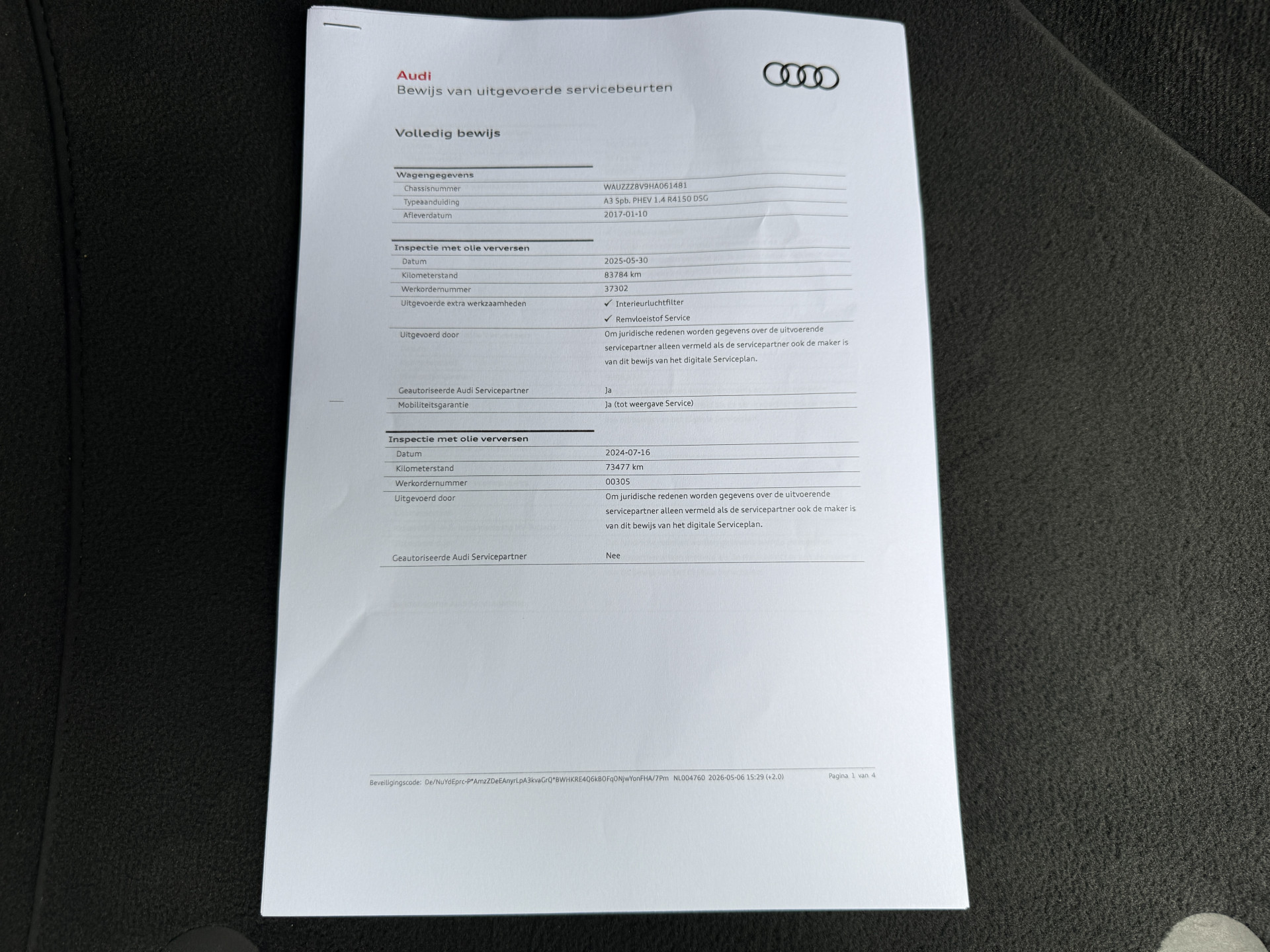 Foto van Audi A3 Sportback E-tron