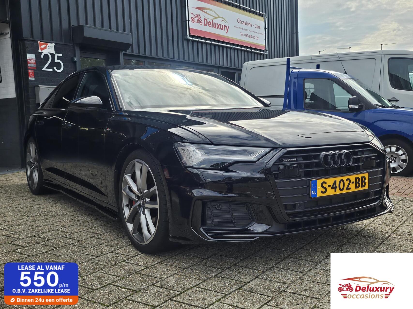 Audi A6 55 TFSI E 55 TFSI e quattro Competition | 85.494 KM | Dealer onderhouden | €33.999,- 2020 - voorkant