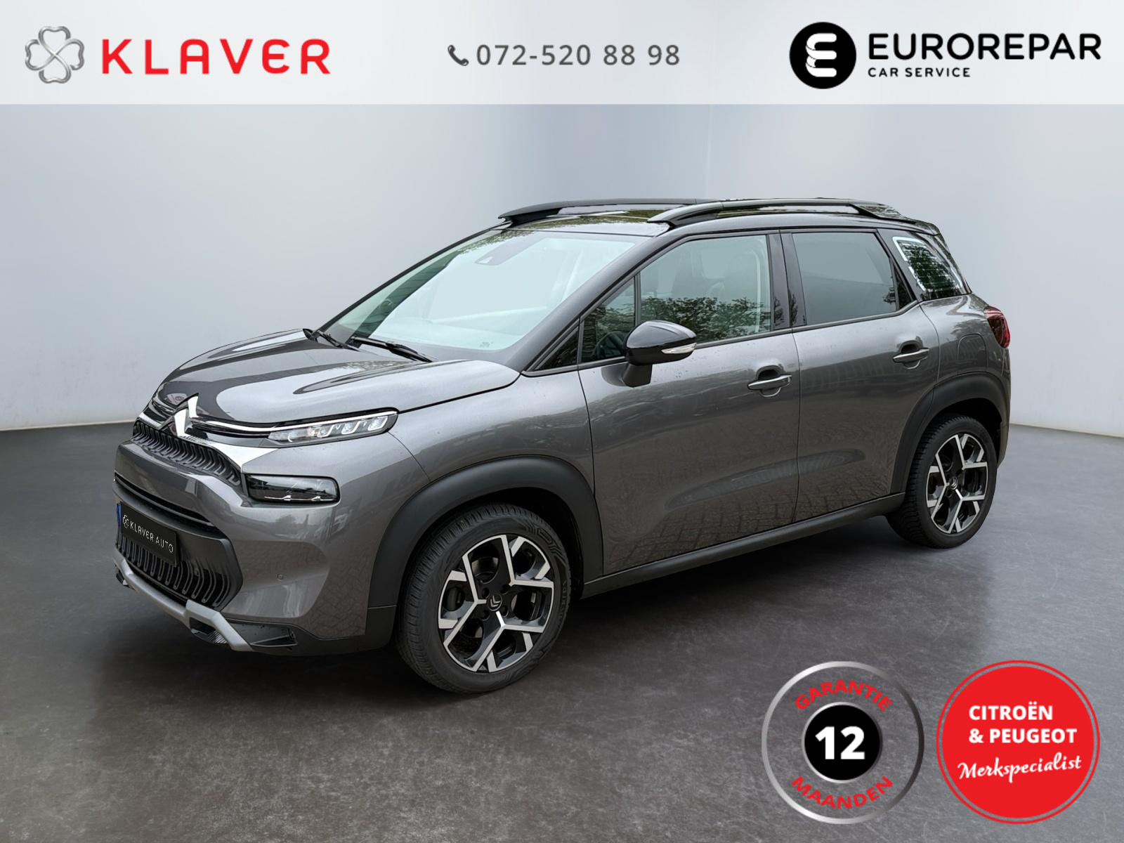 Citroen C3 Aircross 130PK Shine Aut | Pano | Keyless | Stoelverw | Camera 2022 - voorkant