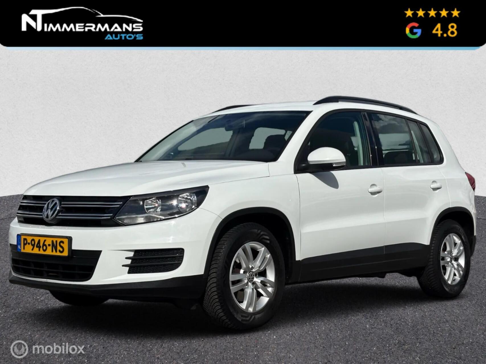 Volkswagen Tiguan 1.4 TSI|TREKHAAK|AIRCO|GOED ONDERHOUDEN|BLUETOOTH 2016 - voorkant
