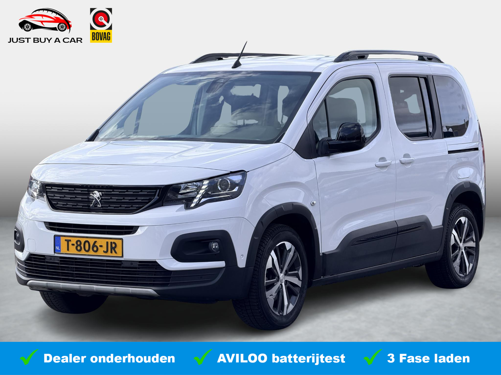 Peugeot E-rifter EV GT Line 50 kWh 2021 - voorkant