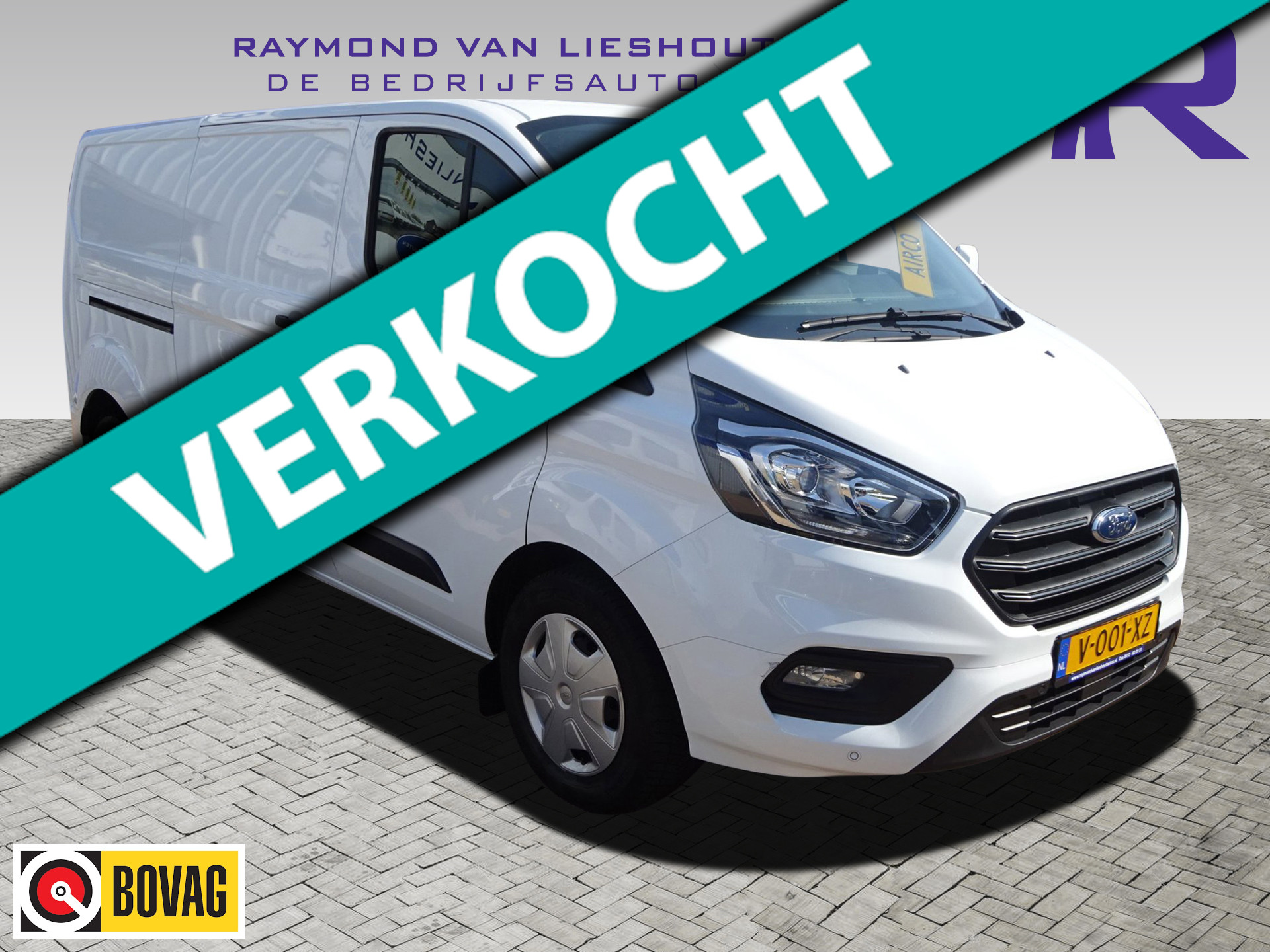 Ford Transit Custom 300 2.0 TDCI 130 PK L2H1 Trend AUTOMAAT AIRCO CRUISE CONTROL 2019 - voorkant